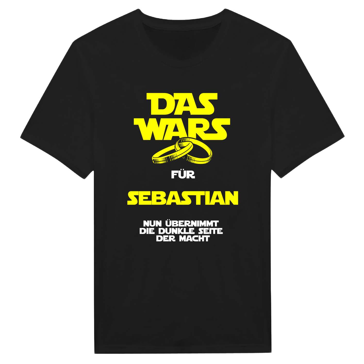 JGA T-Shirt »Das Wars« für den Namen »Sebastian«