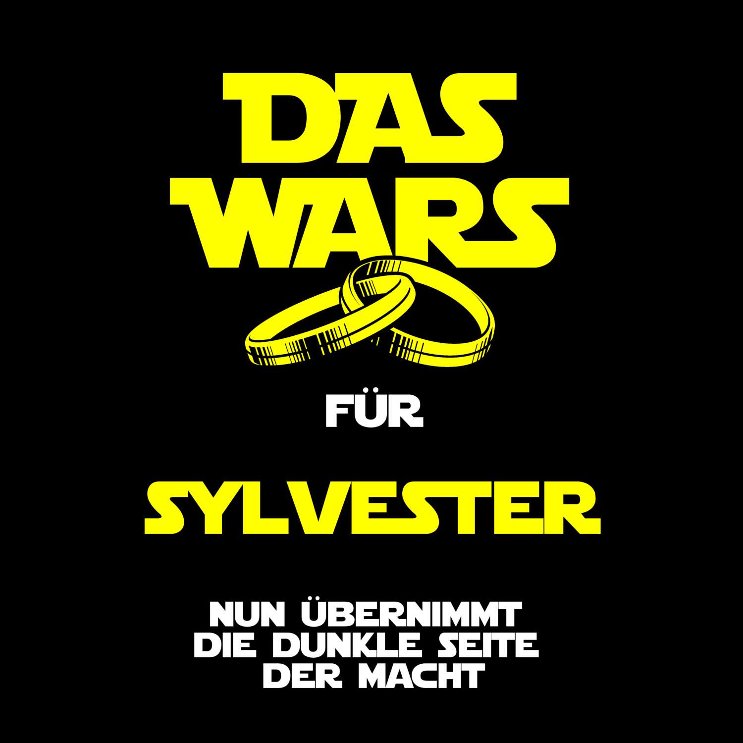 JGA T-Shirt »Das Wars« für den Namen »Sylvester«