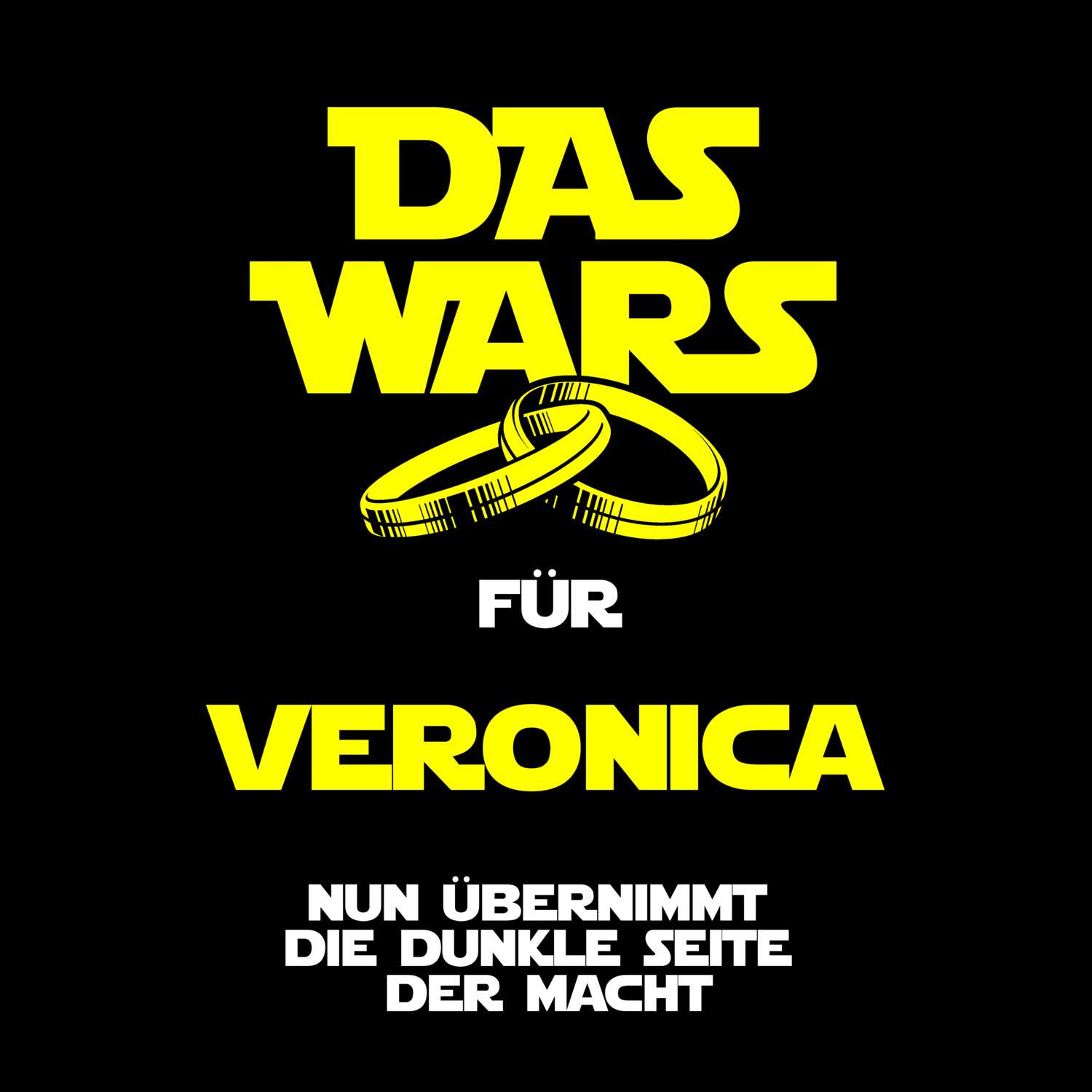 JGA T-Shirt »Das Wars« für den Namen »Veronica«