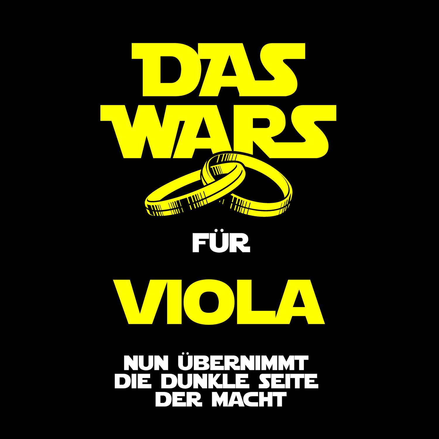 JGA T-Shirt »Das Wars« für den Namen »Viola«