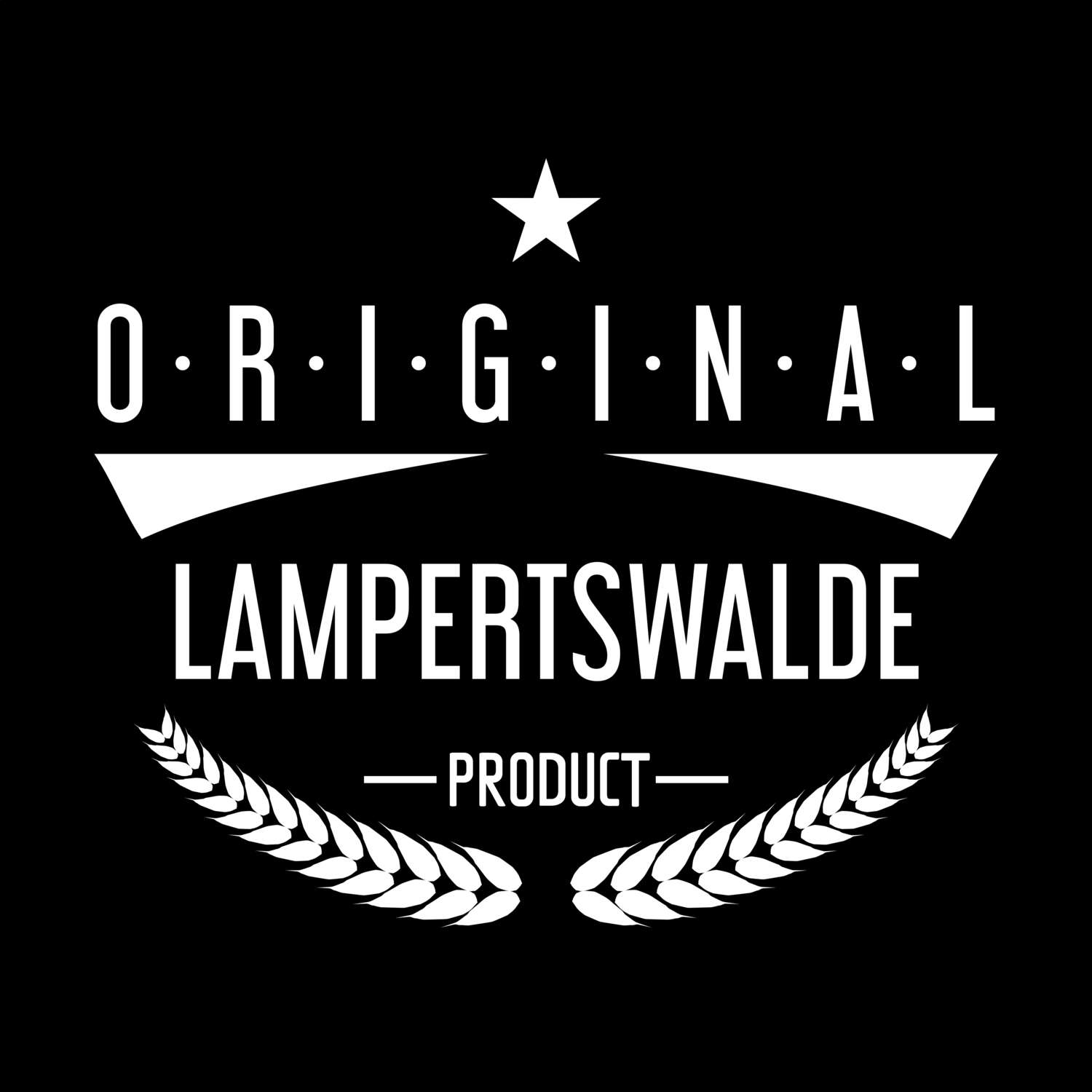 T-Shirt »Original Product« für den Ort »Lampertswalde«