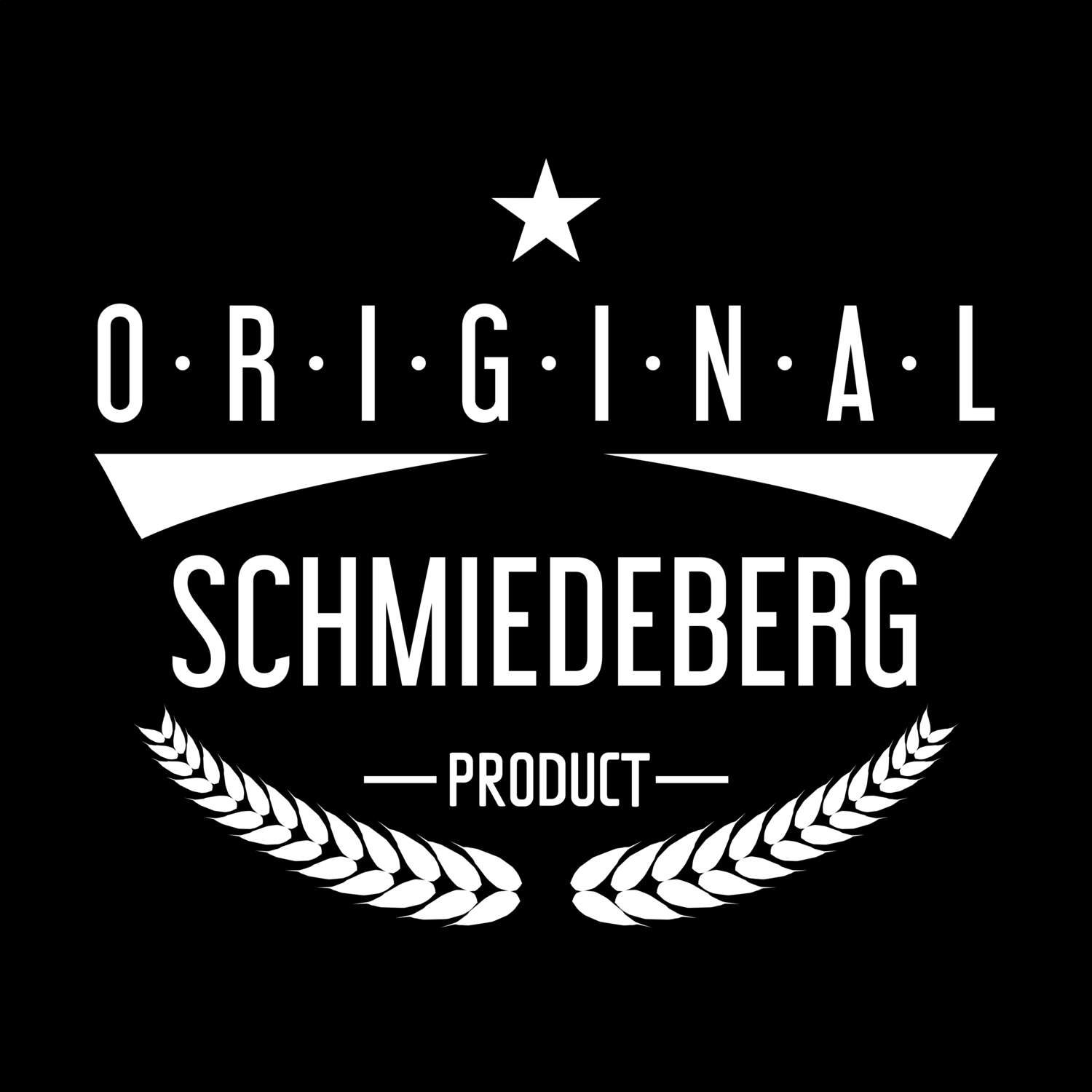 T-Shirt »Original Product« für den Ort »Schmiedeberg«