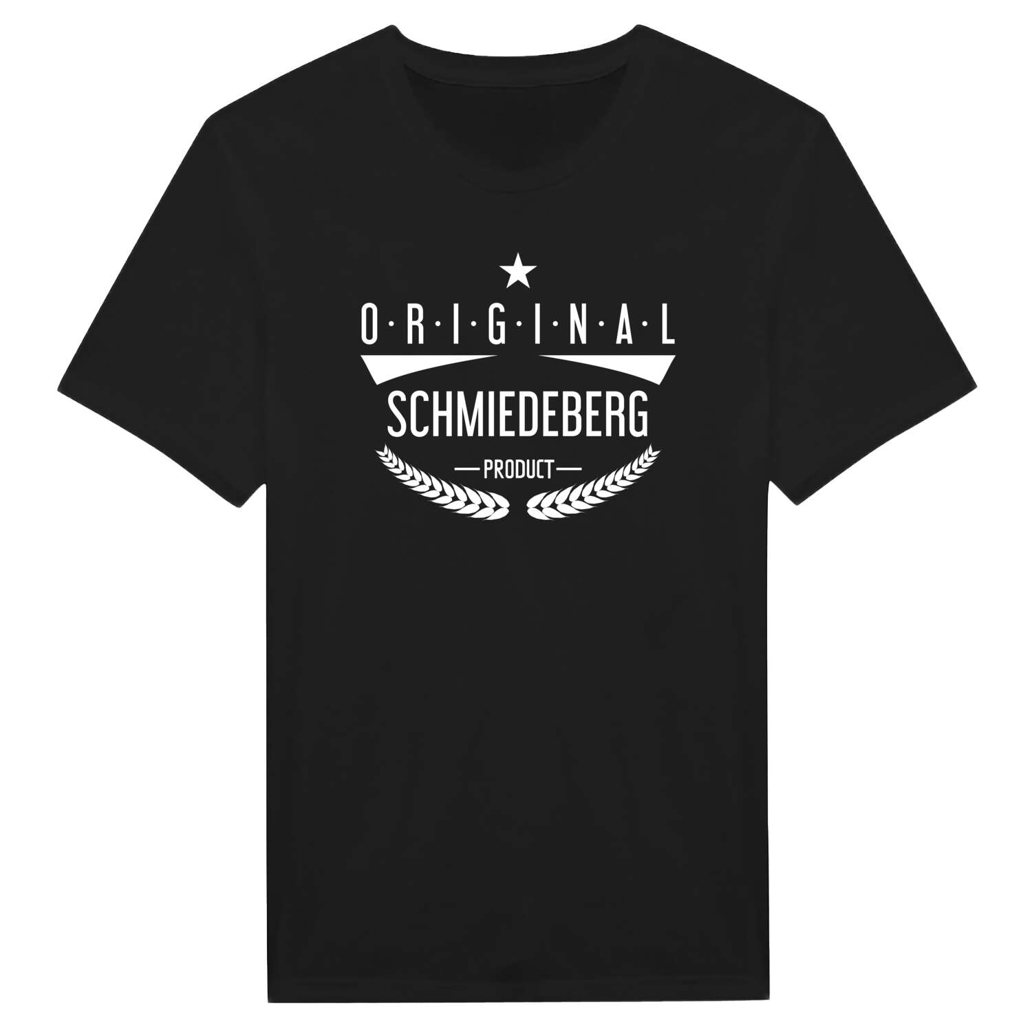 T-Shirt »Original Product« für den Ort »Schmiedeberg«