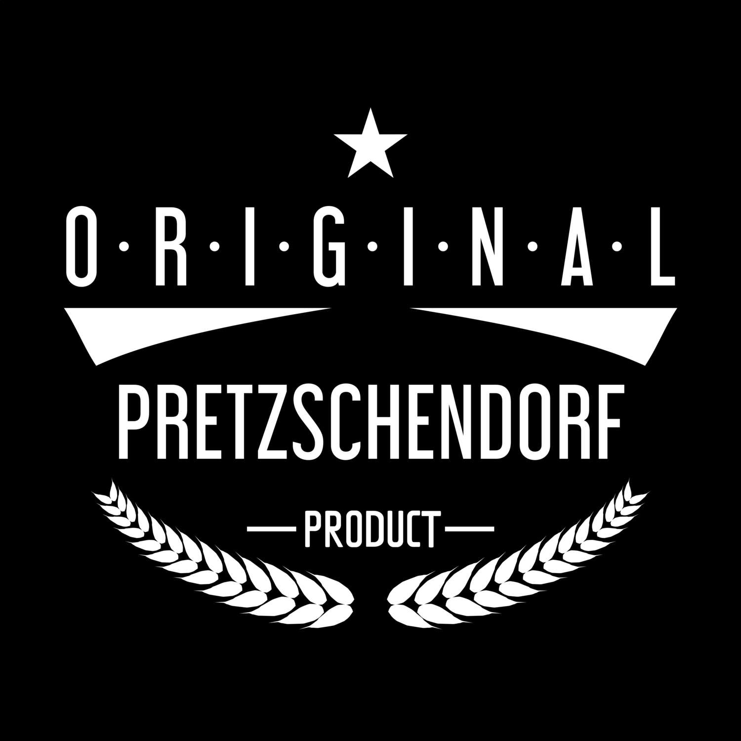 T-Shirt »Original Product« für den Ort »Pretzschendorf«