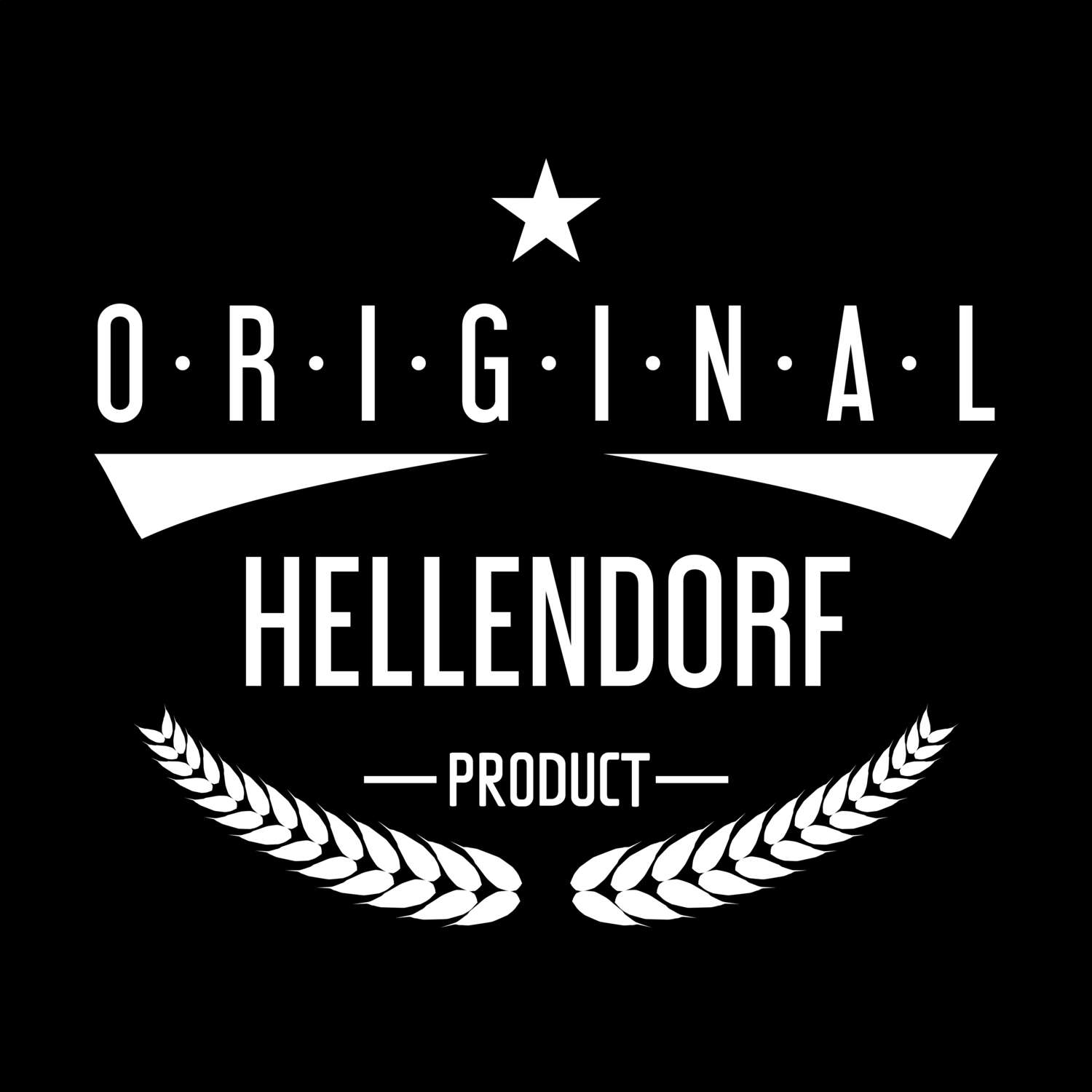 T-Shirt »Original Product« für den Ort »Hellendorf«