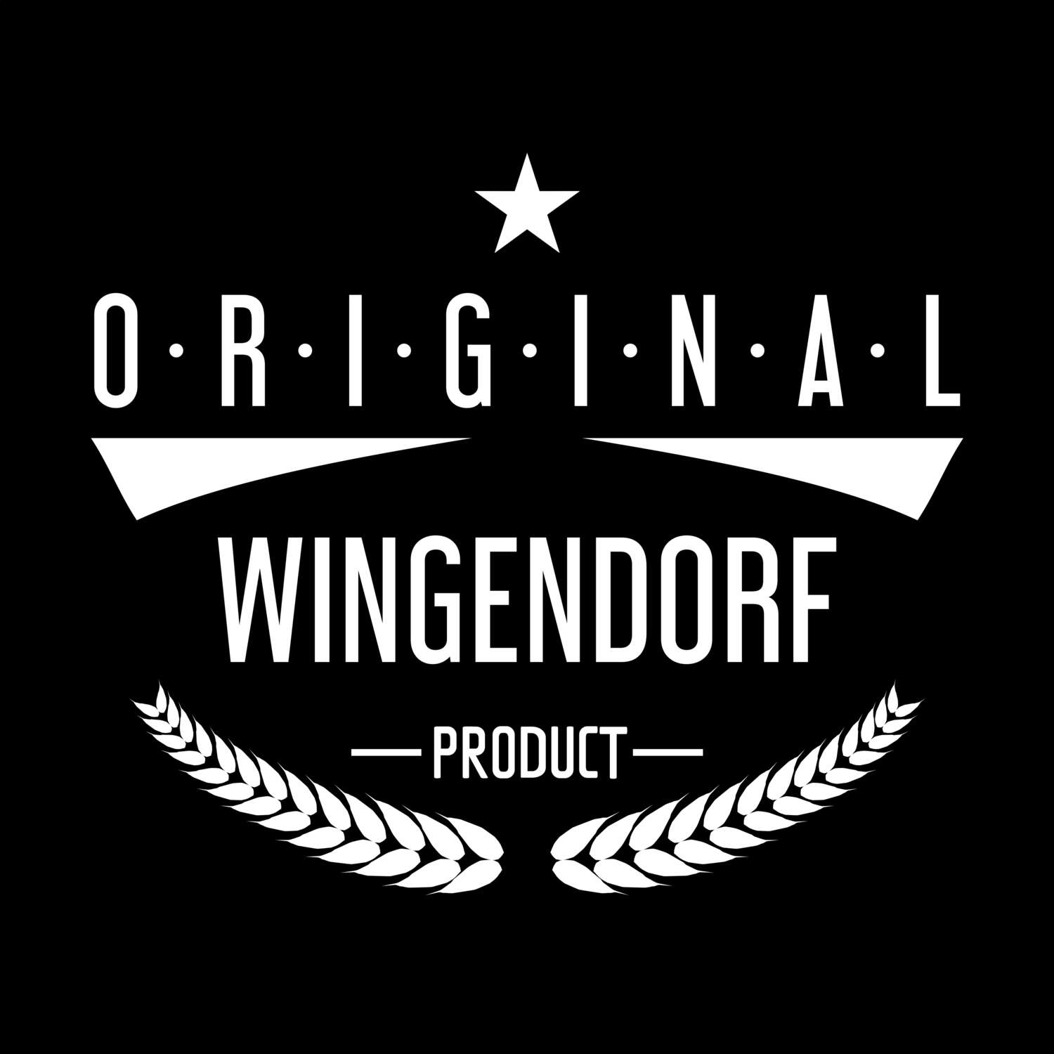 T-Shirt »Original Product« für den Ort »Wingendorf«