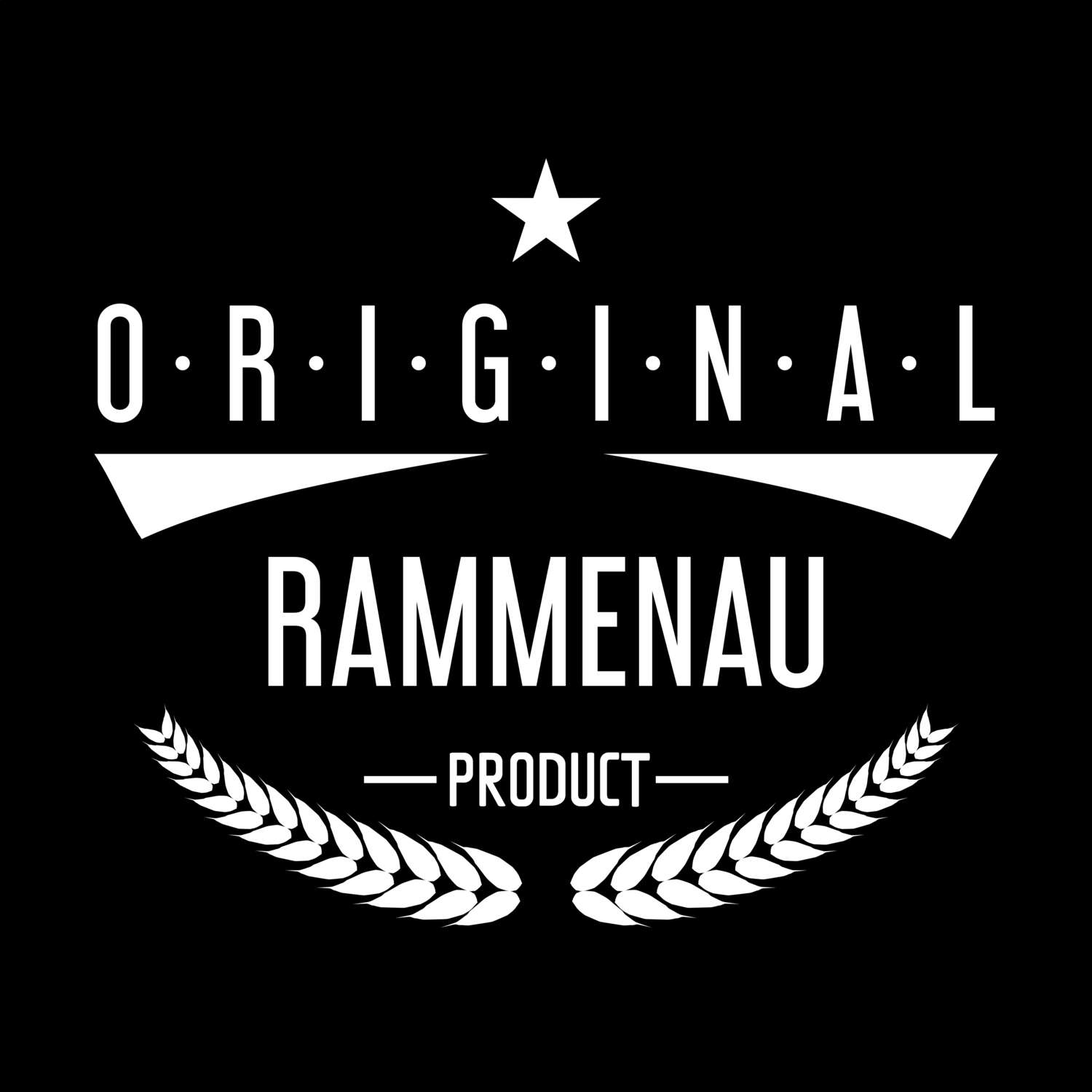 T-Shirt »Original Product« für den Ort »Rammenau«