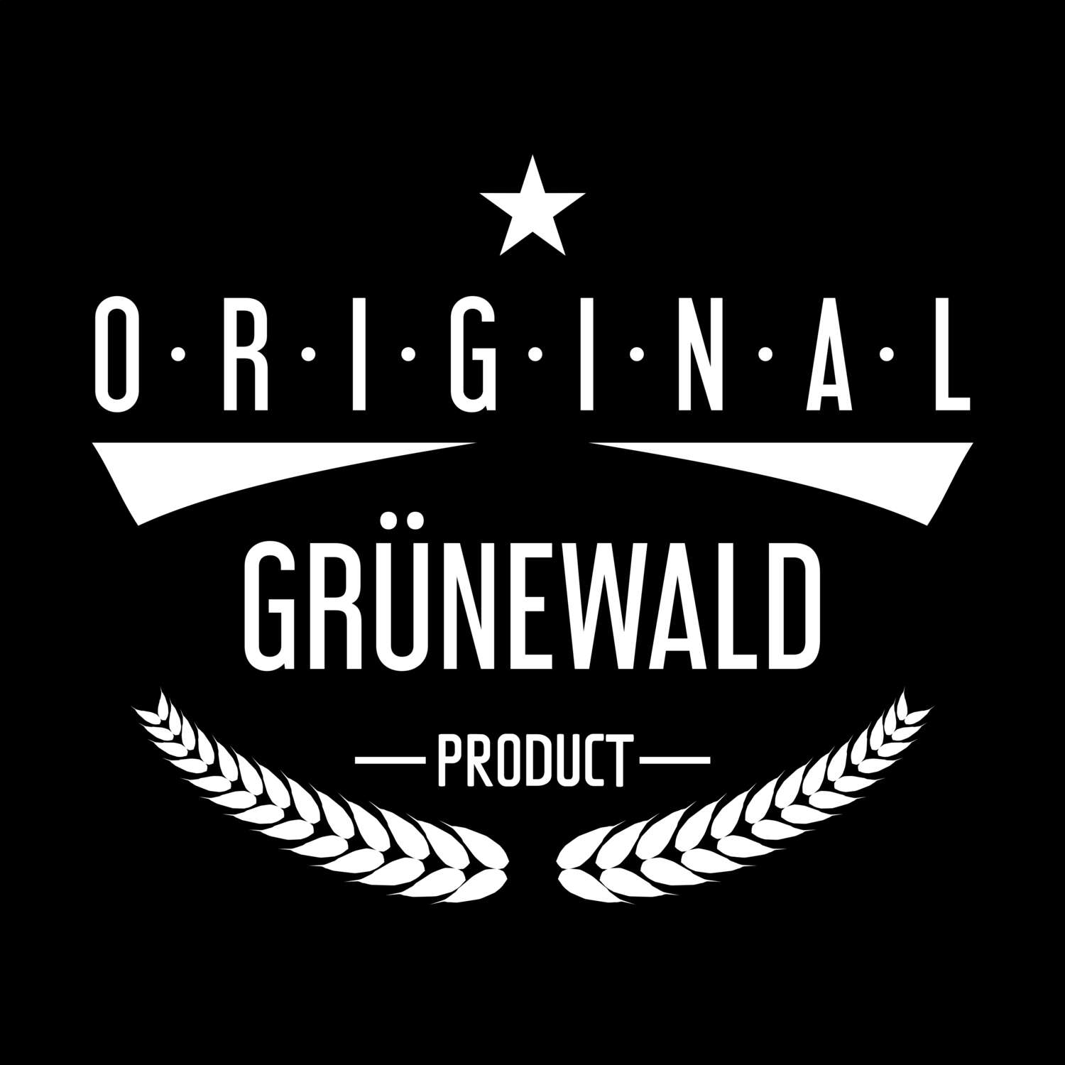 T-Shirt »Original Product« für den Ort »Grünewald«