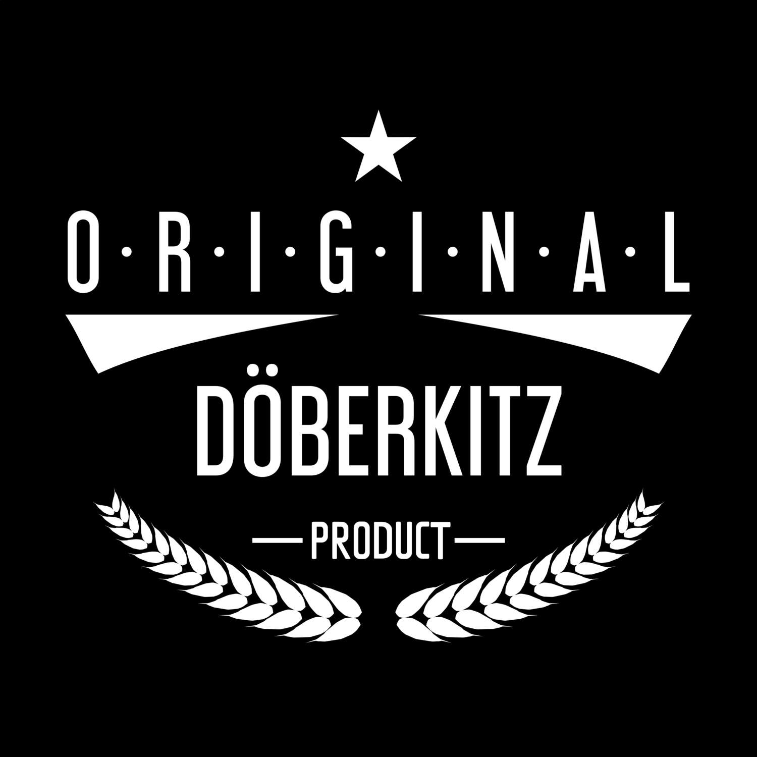 T-Shirt »Original Product« für den Ort »Döberkitz«