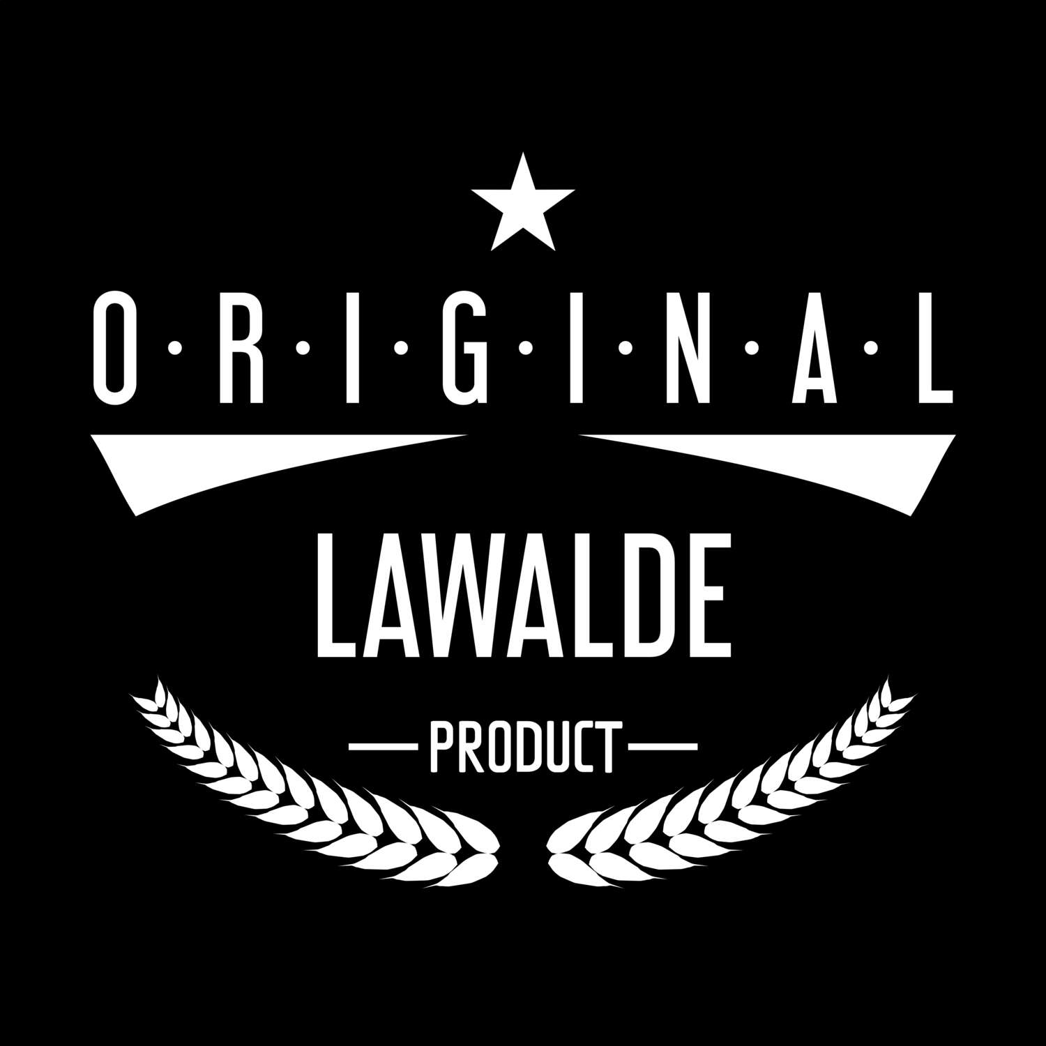 T-Shirt »Original Product« für den Ort »Lawalde«