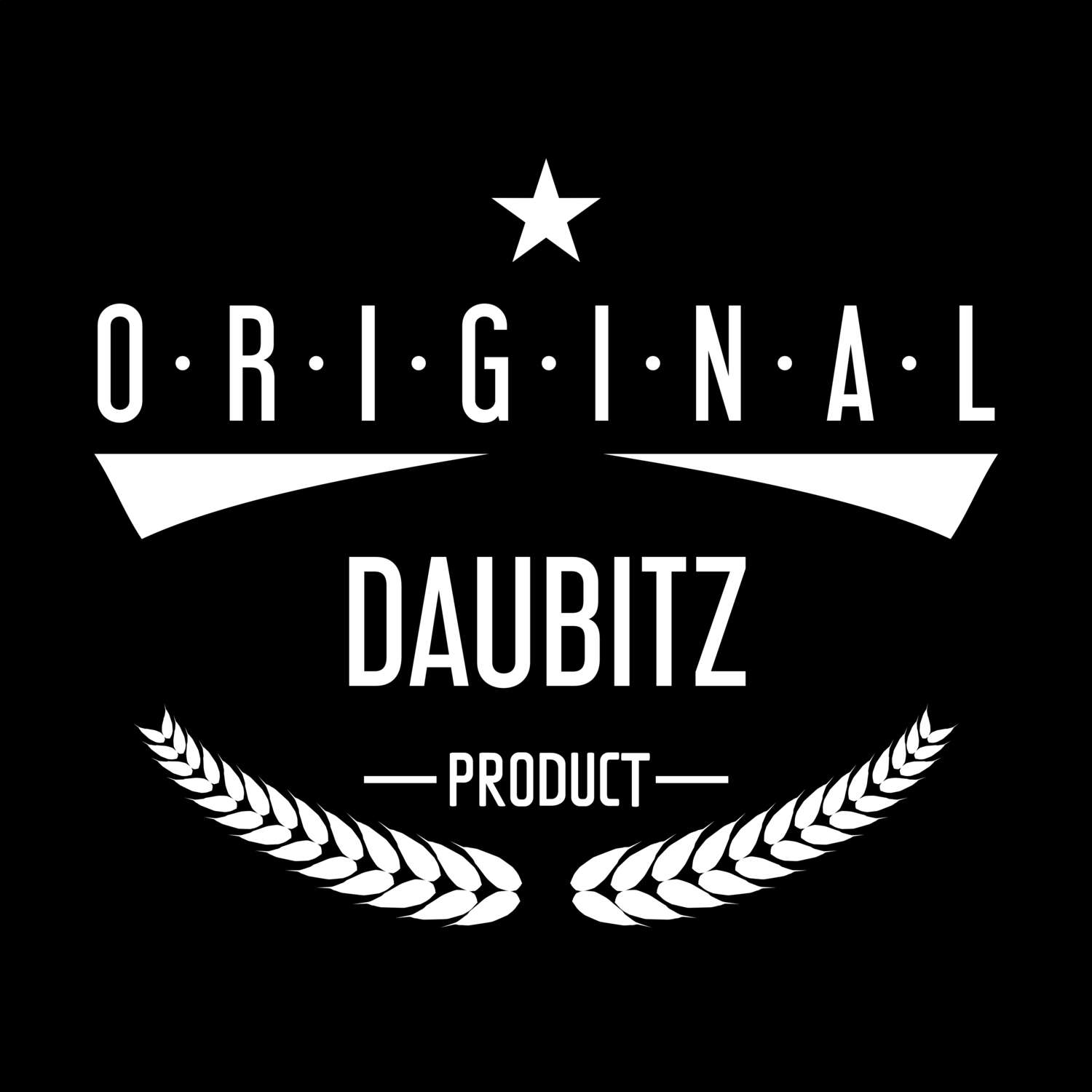 T-Shirt »Original Product« für den Ort »Daubitz«