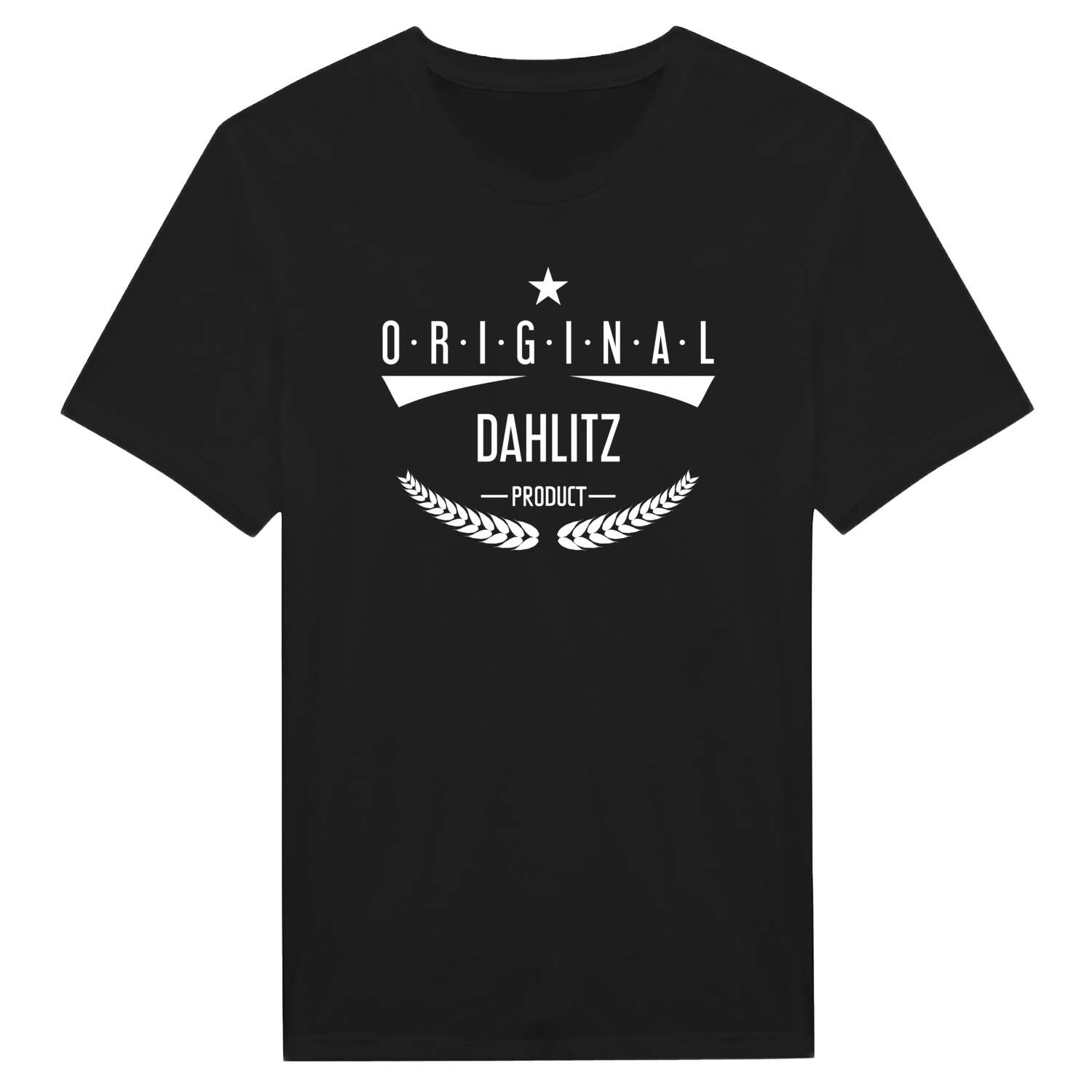 T-Shirt »Original Product« für den Ort »Dahlitz«