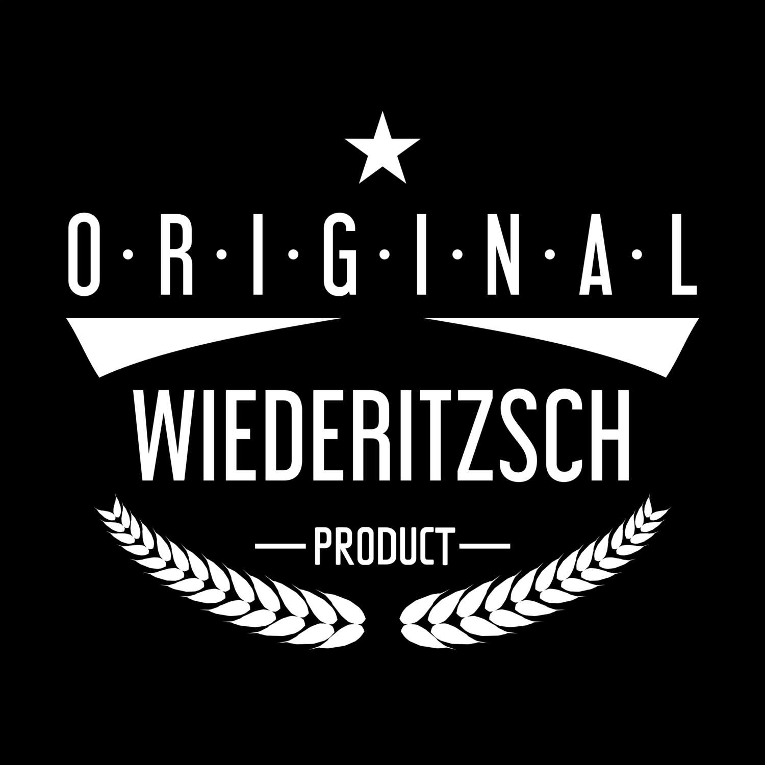 T-Shirt »Original Product« für den Ort »Wiederitzsch«