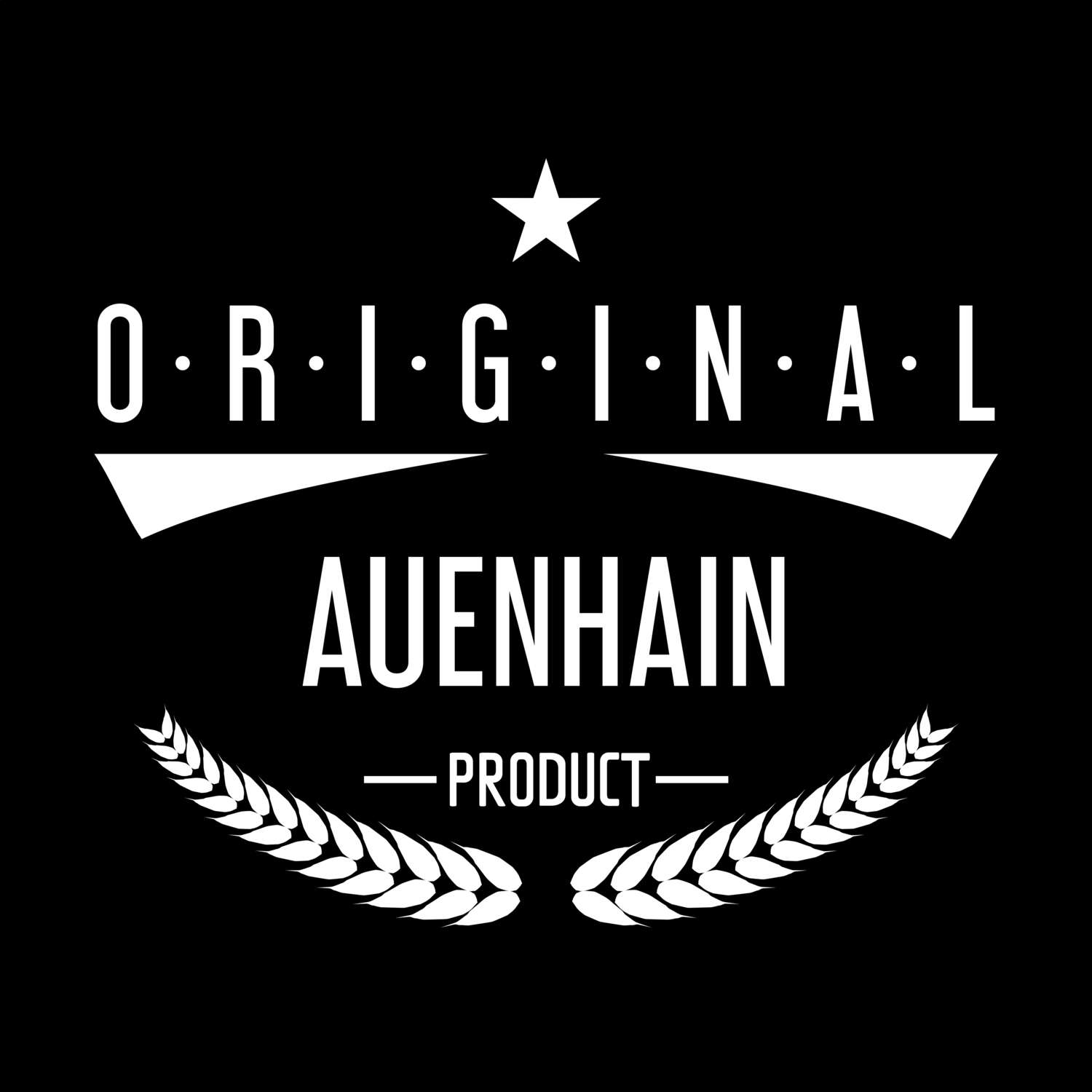 T-Shirt »Original Product« für den Ort »Auenhain«