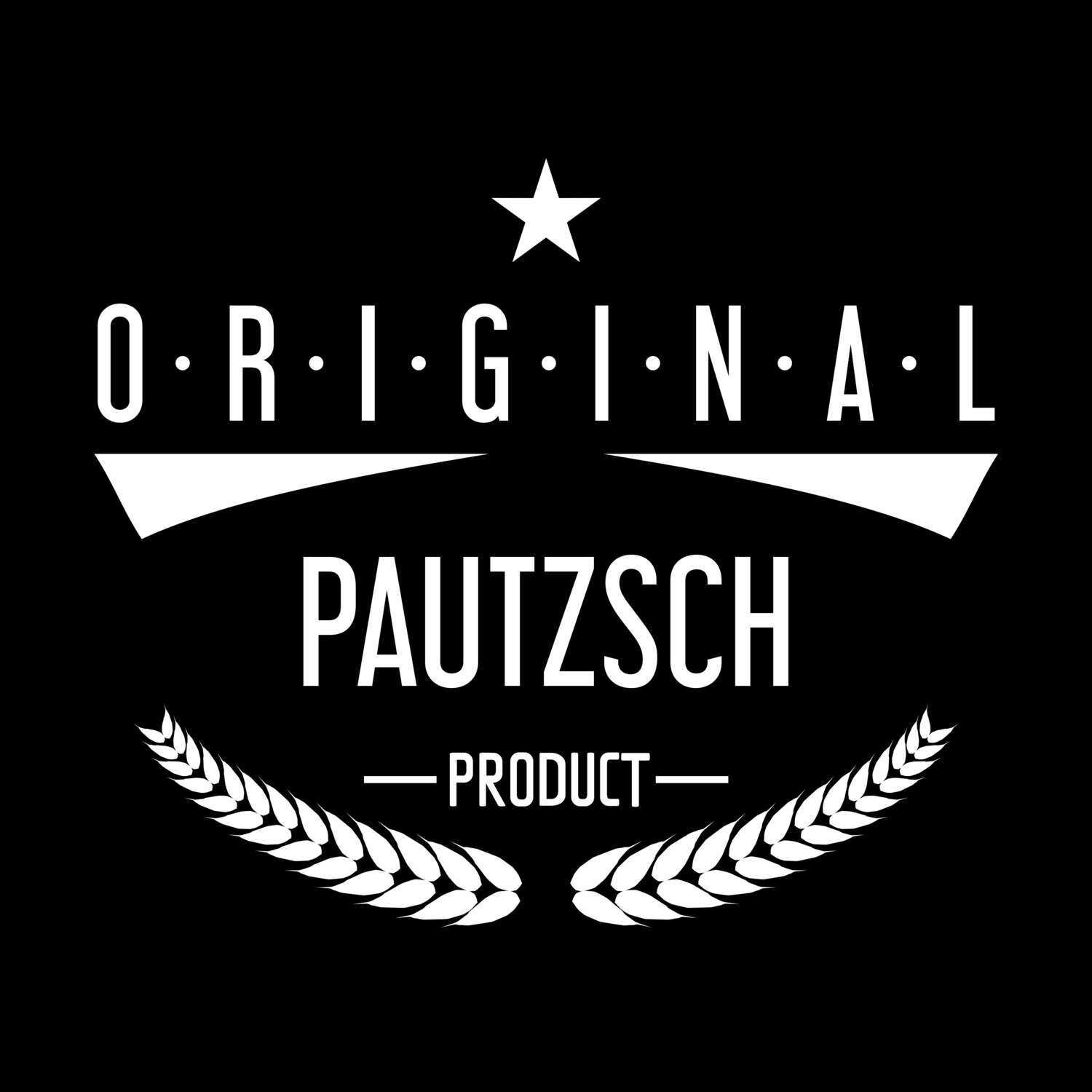 T-Shirt »Original Product« für den Ort »Pautzsch«