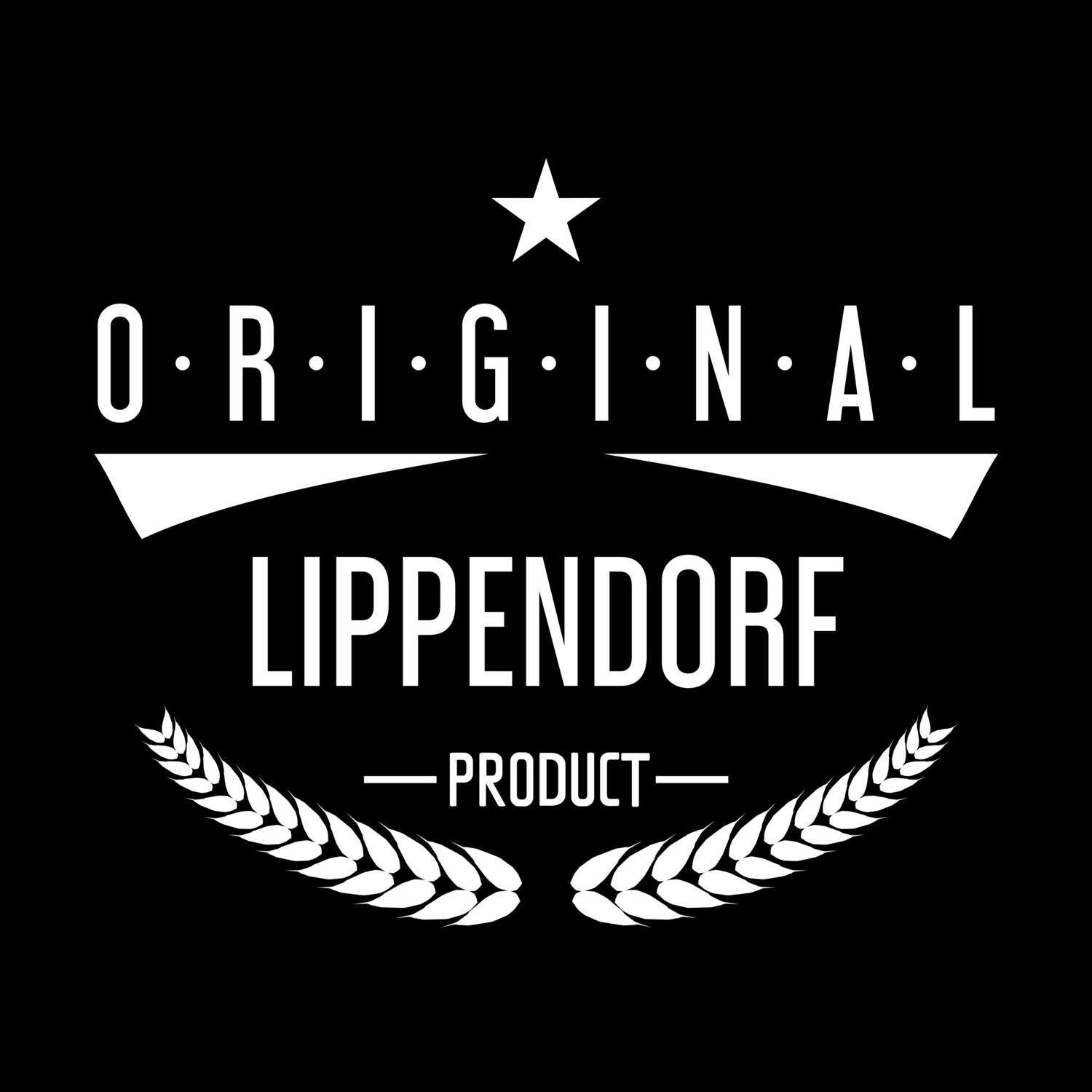 T-Shirt »Original Product« für den Ort »Lippendorf«