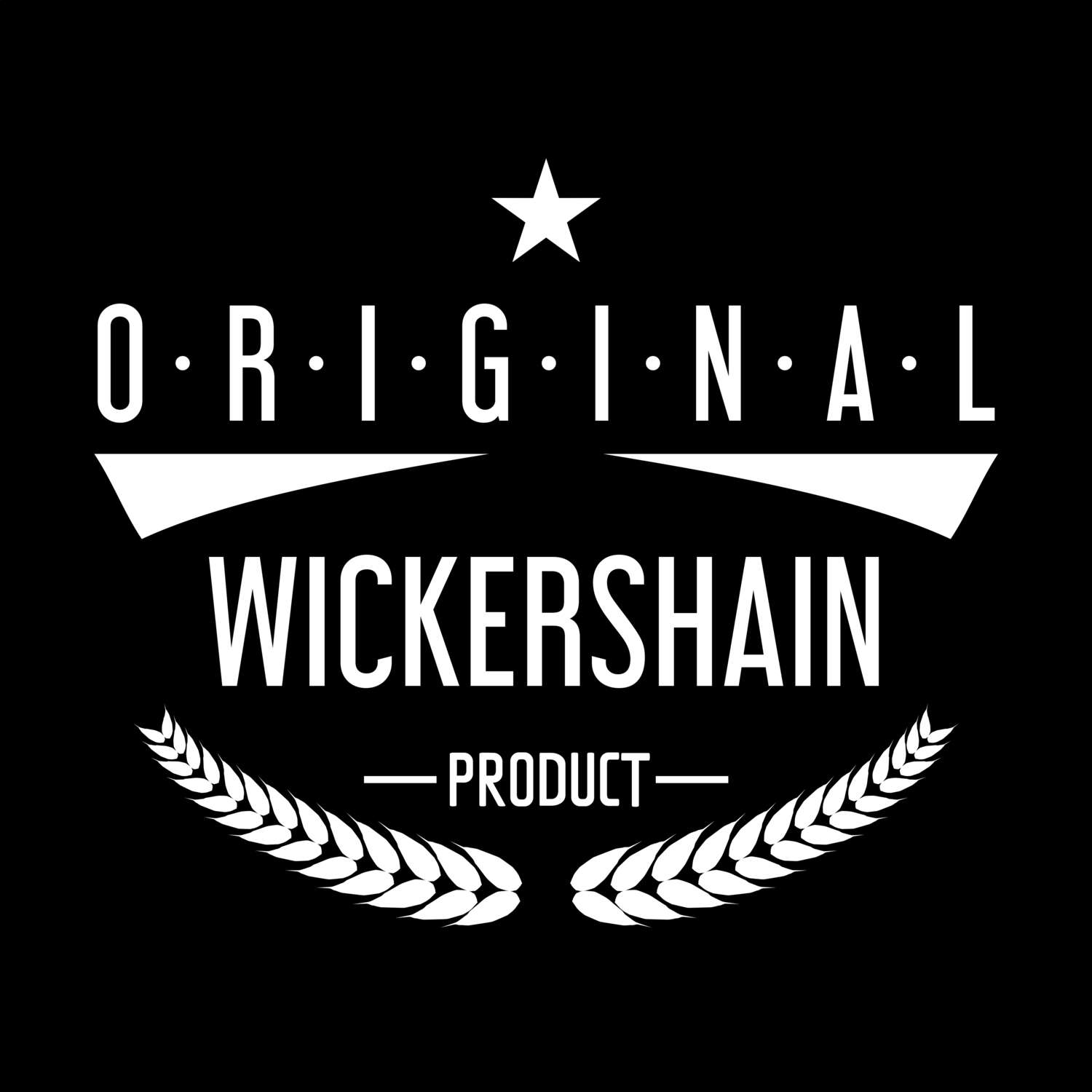 T-Shirt »Original Product« für den Ort »Wickershain«