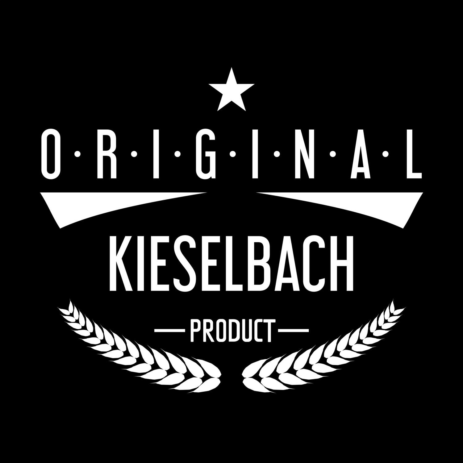 T-Shirt »Original Product« für den Ort »Kieselbach«