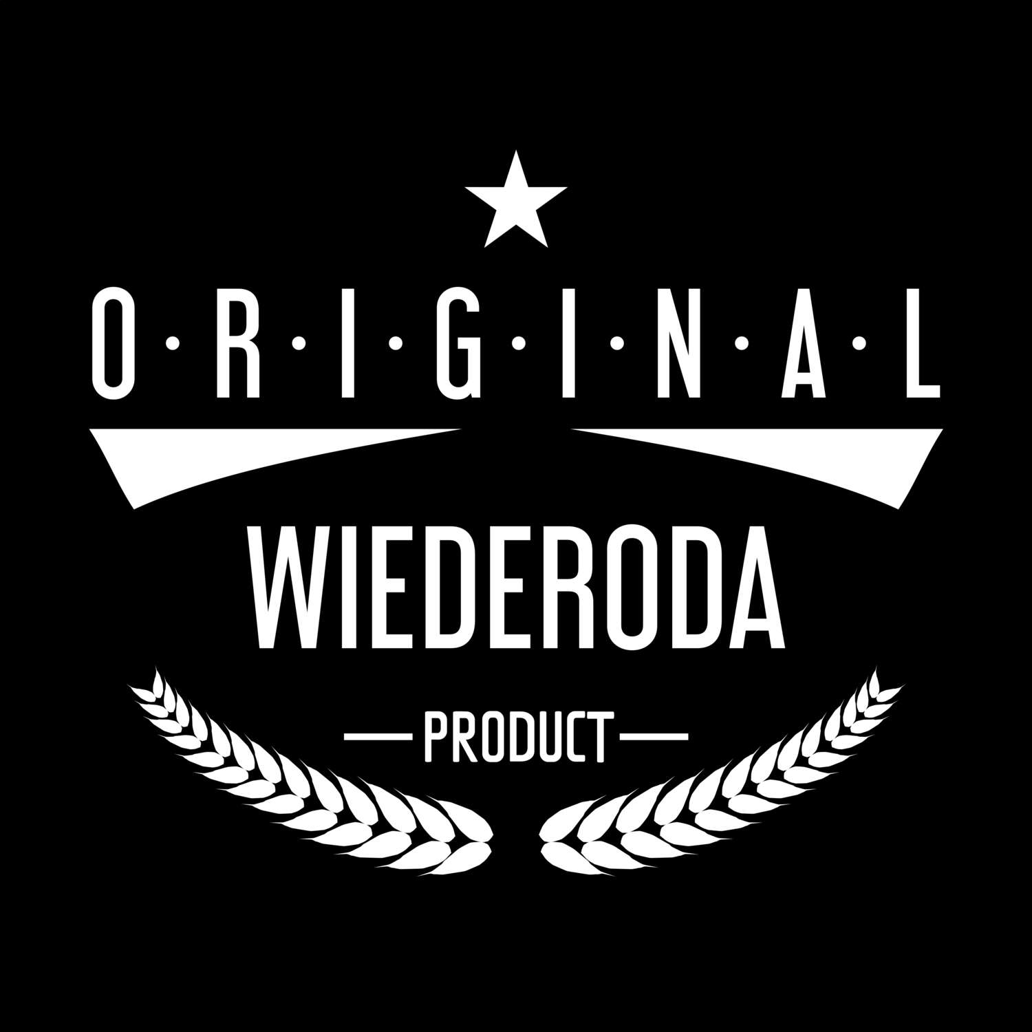 T-Shirt »Original Product« für den Ort »Wiederoda«