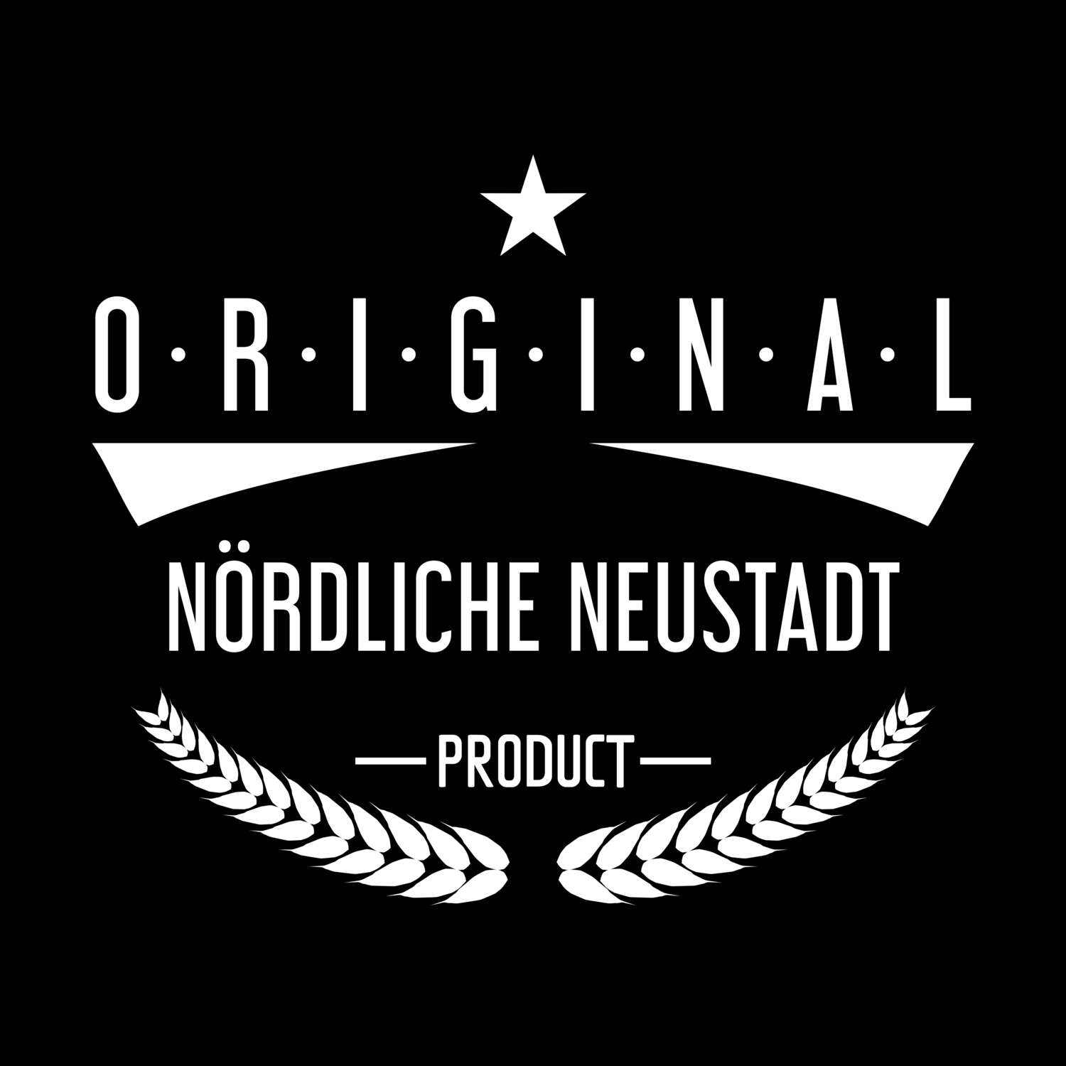 T-Shirt »Original Product« für den Ort »Nördliche Neustadt«