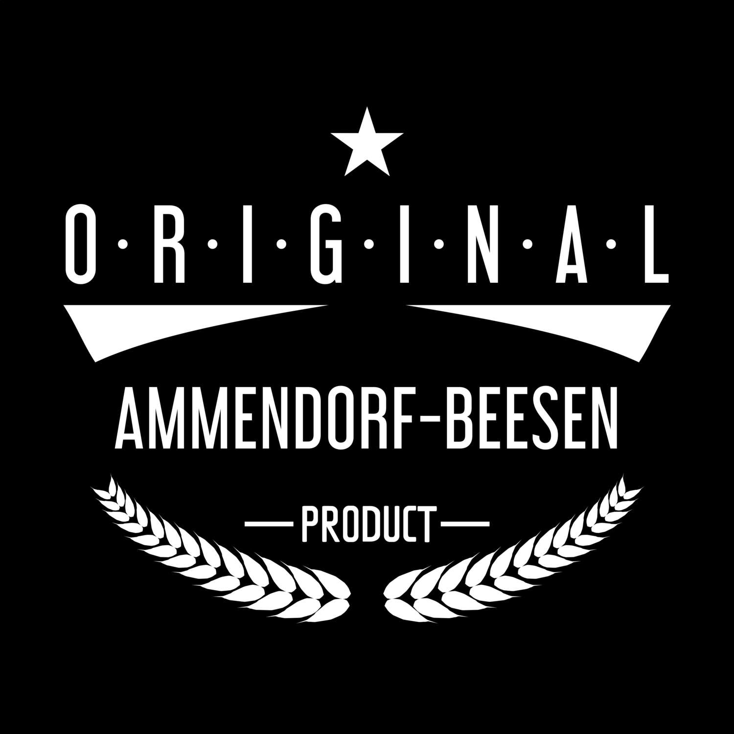 T-Shirt »Original Product« für den Ort »Ammendorf-Beesen«