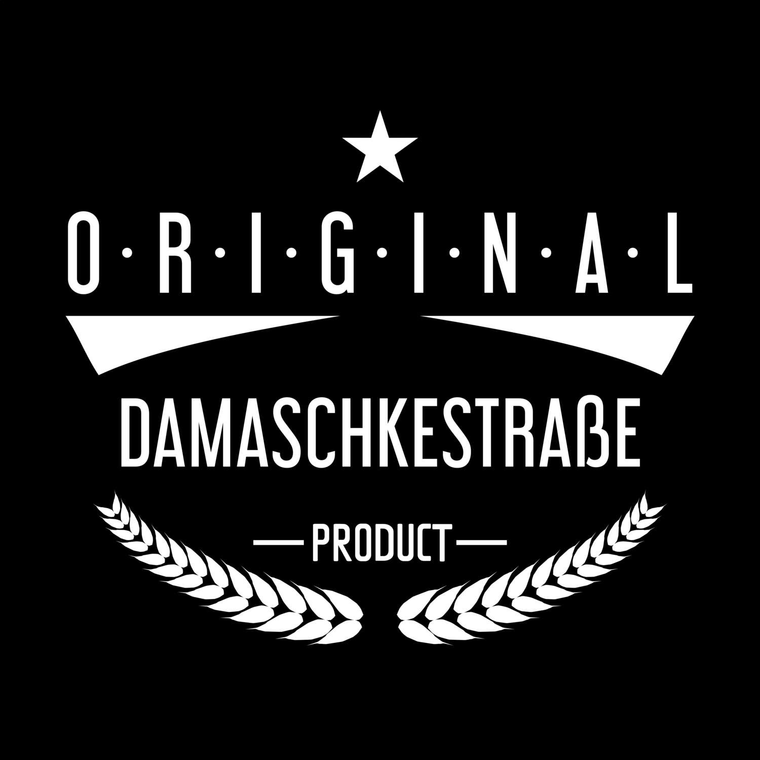 T-Shirt »Original Product« für den Ort »Damaschkestraße«