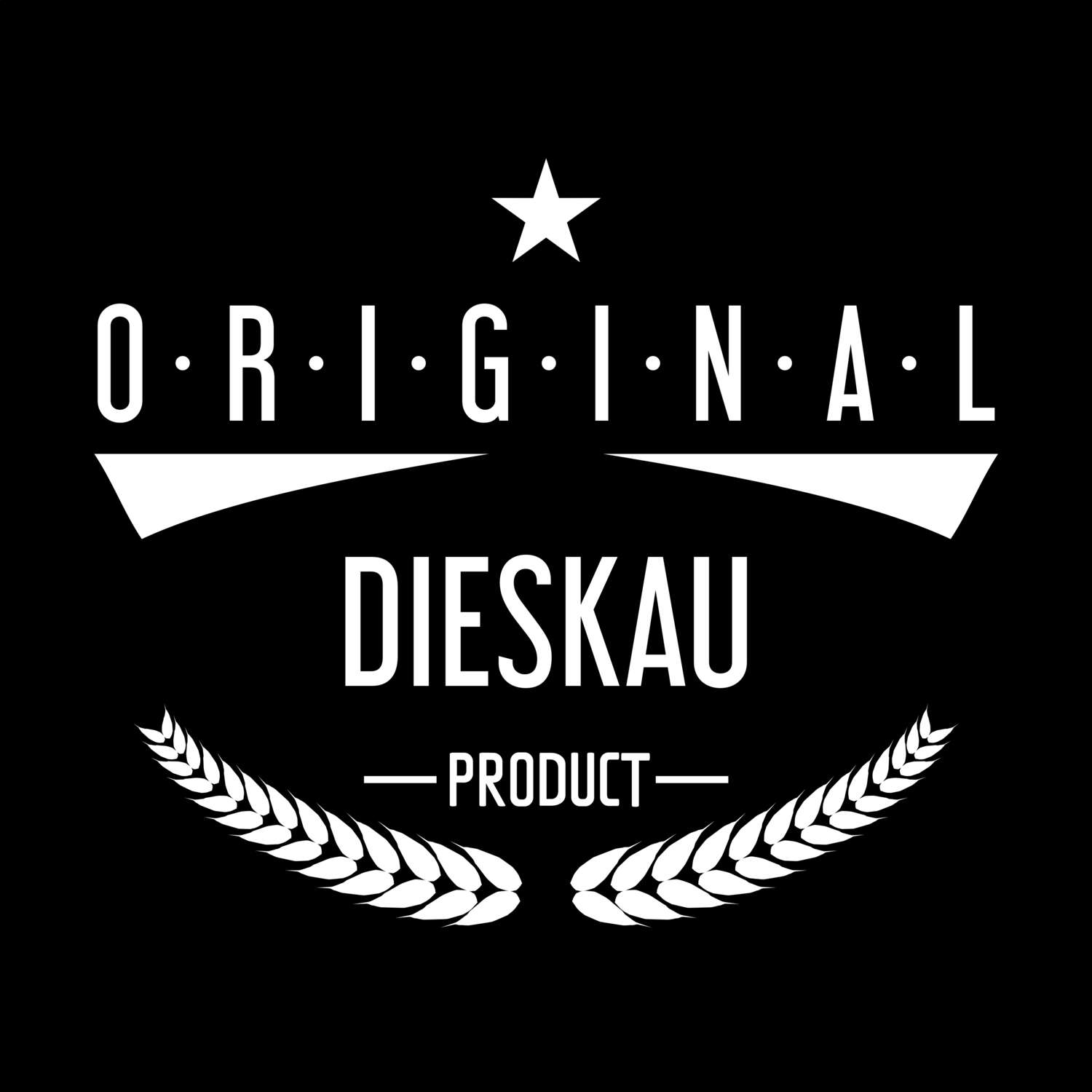 T-Shirt »Original Product« für den Ort »Dieskau«