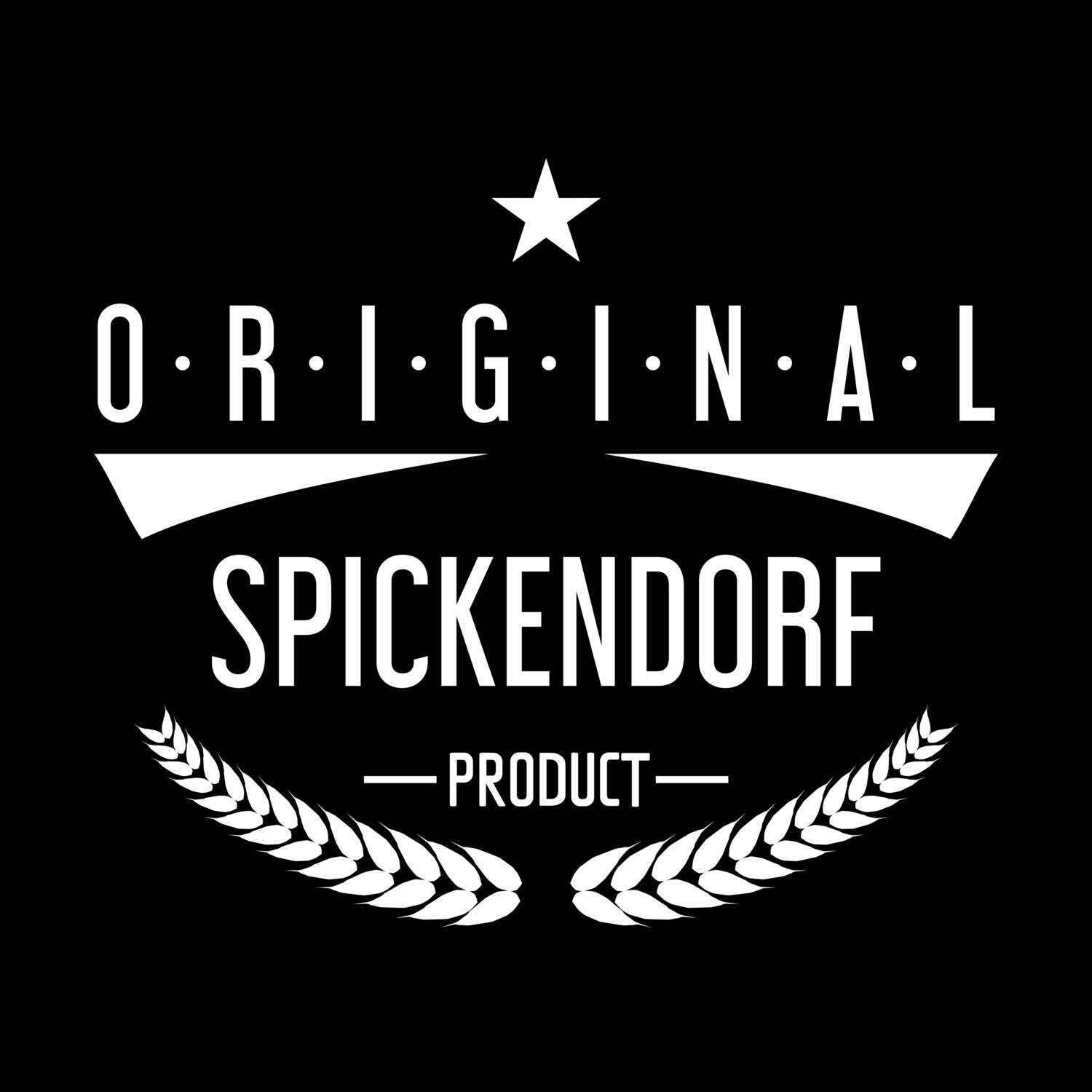 T-Shirt »Original Product« für den Ort »Spickendorf«