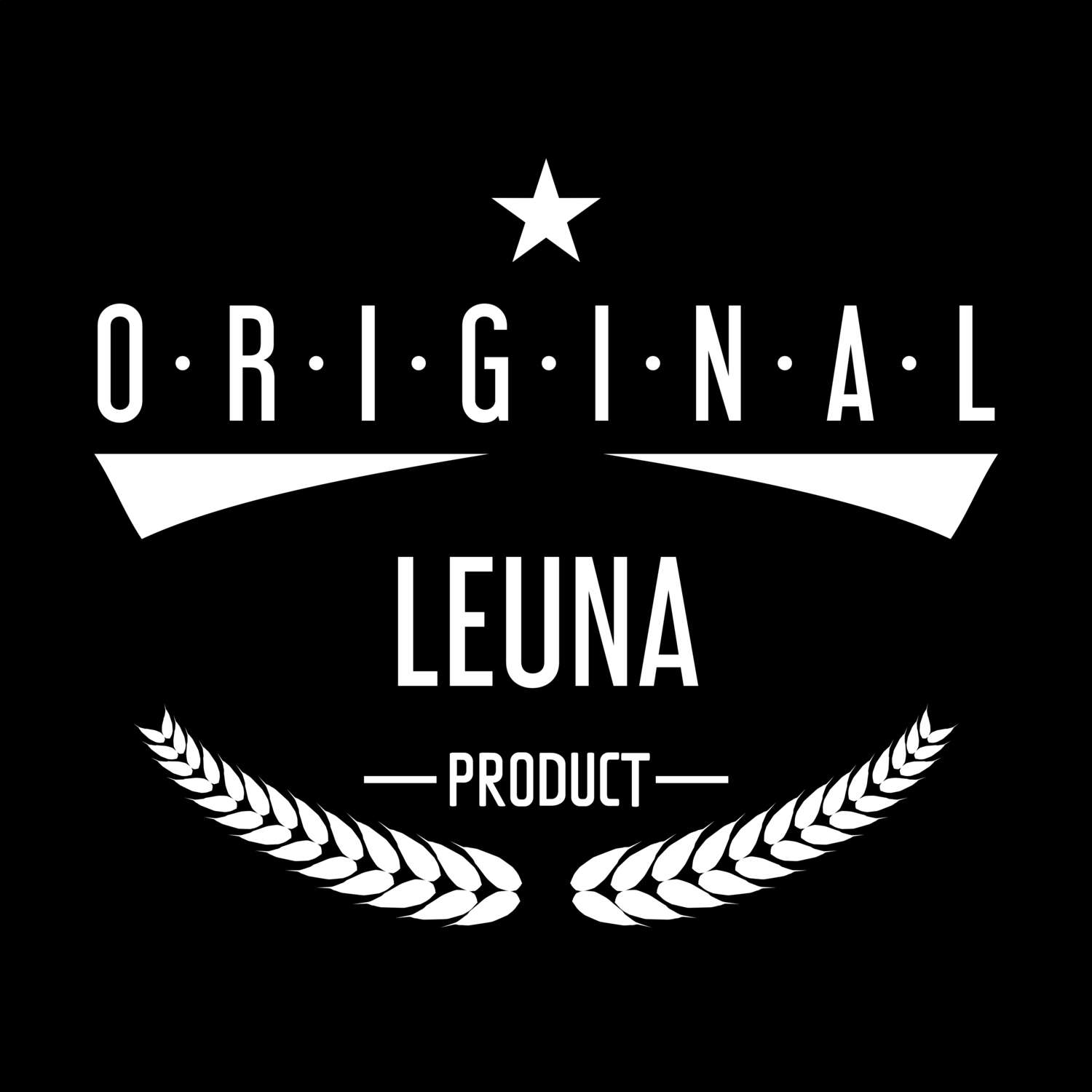 T-Shirt »Original Product« für den Ort »Leuna«