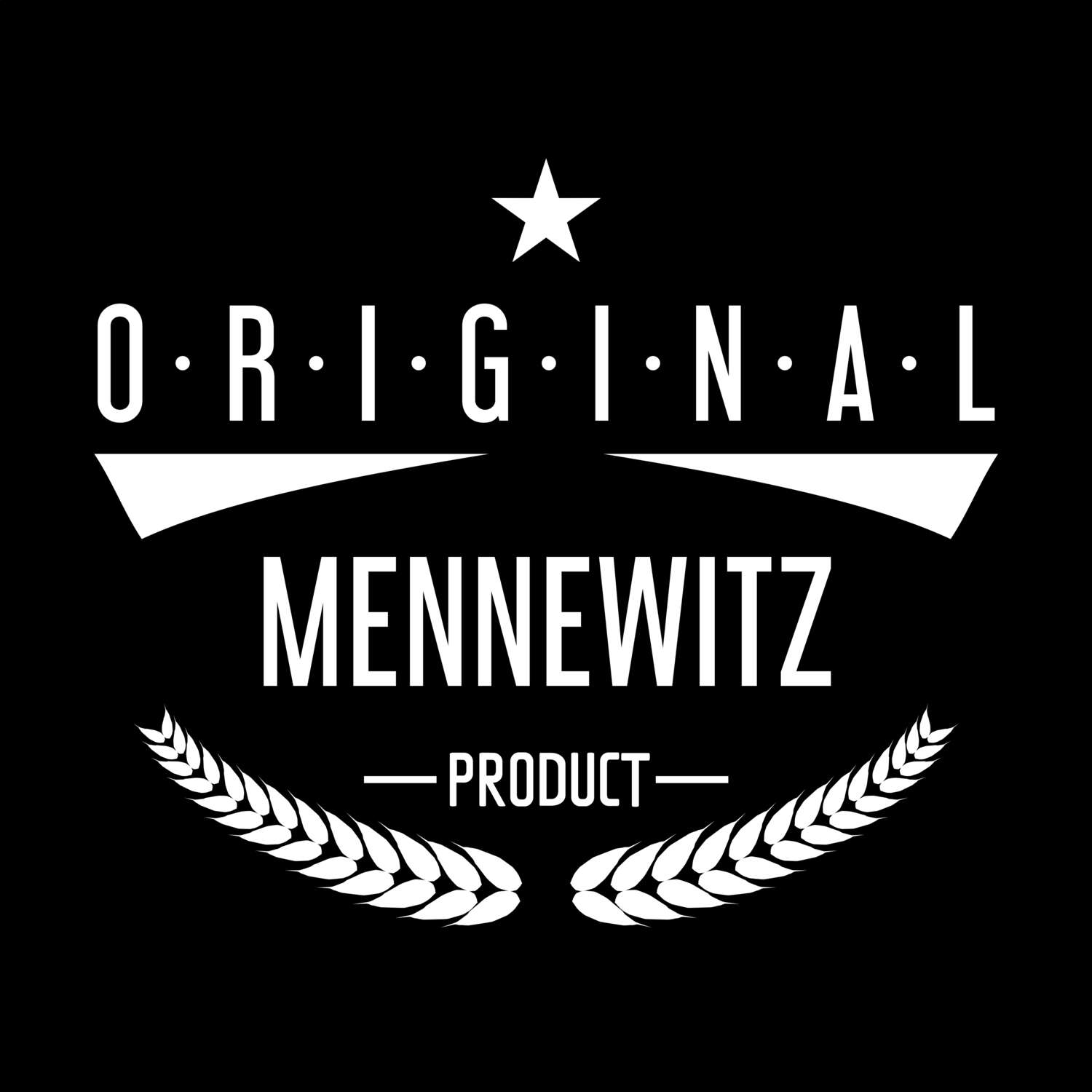 T-Shirt »Original Product« für den Ort »Mennewitz«