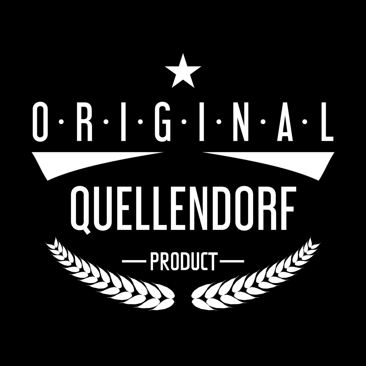 T-Shirt »Original Product« für den Ort »Quellendorf«