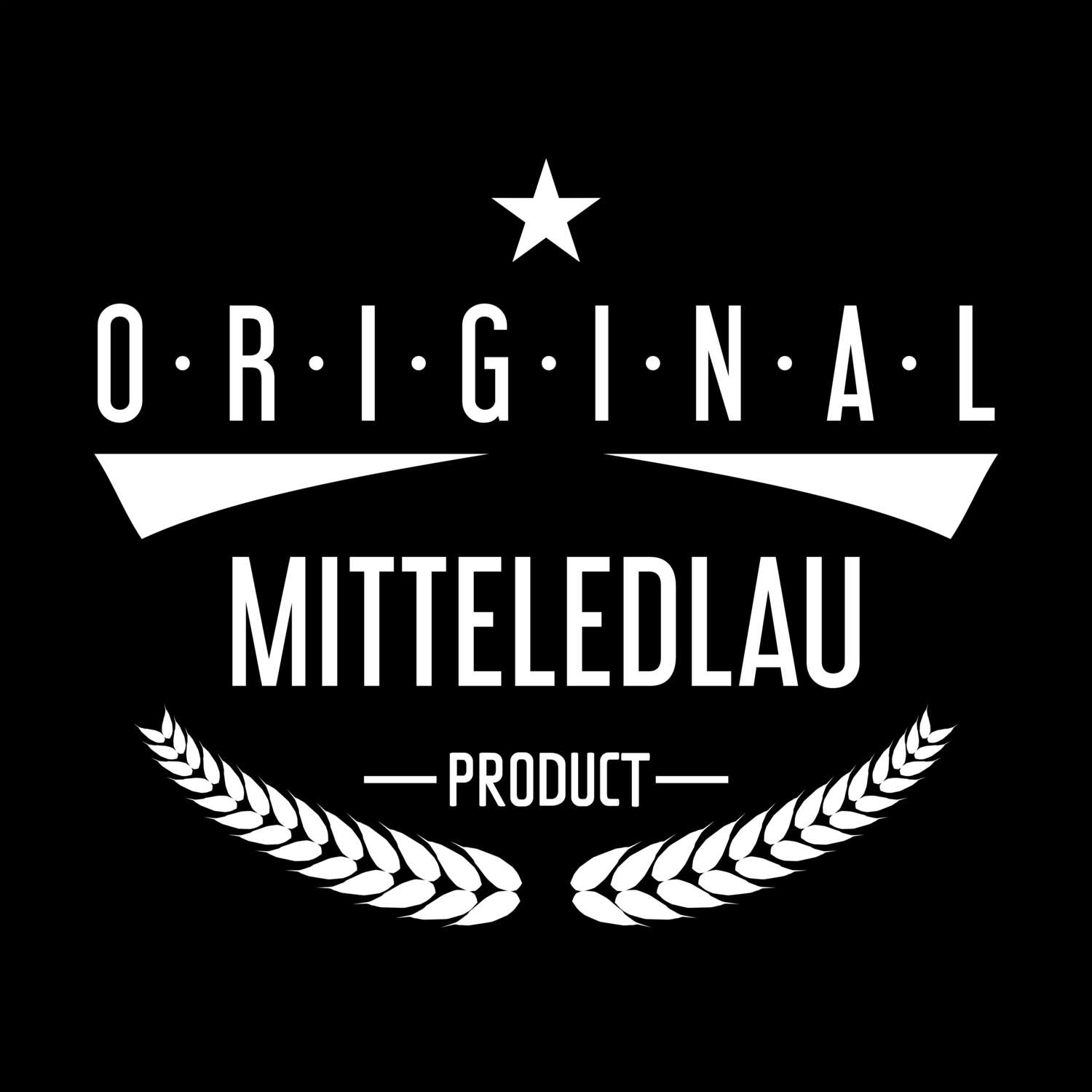Mitteledlau T-Shirt »Original Product«