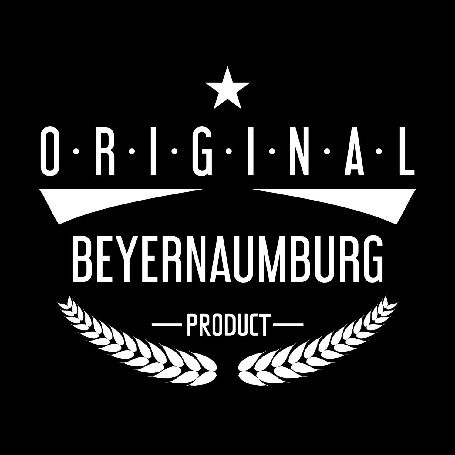 T-Shirt »Original Product« für den Ort »Beyernaumburg«