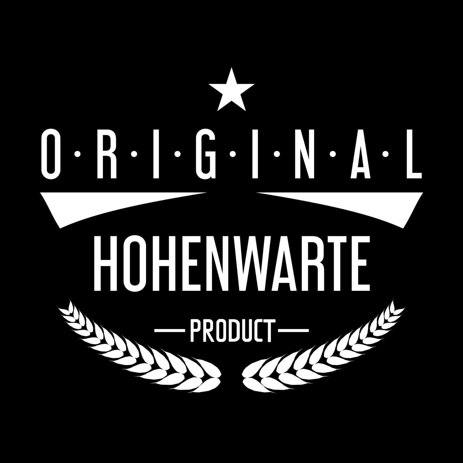 T-Shirt »Original Product« für den Ort »Hohenwarte«