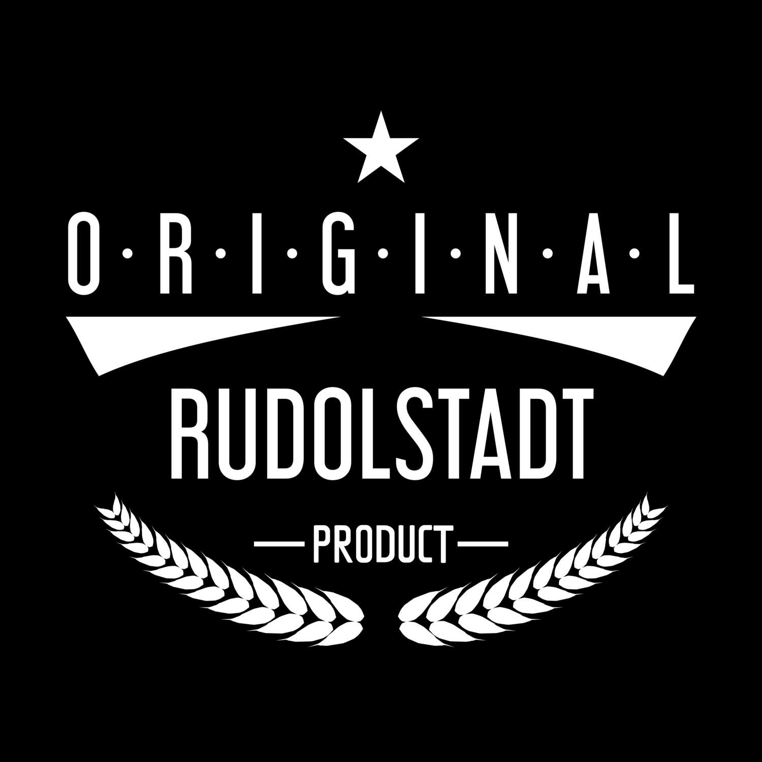 T-Shirt »Original Product« für den Ort »Rudolstadt«