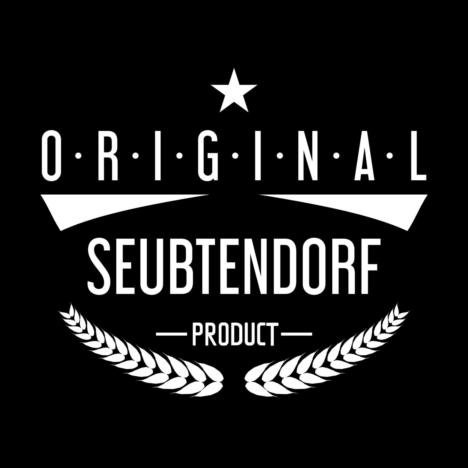 T-Shirt »Original Product« für den Ort »Seubtendorf«