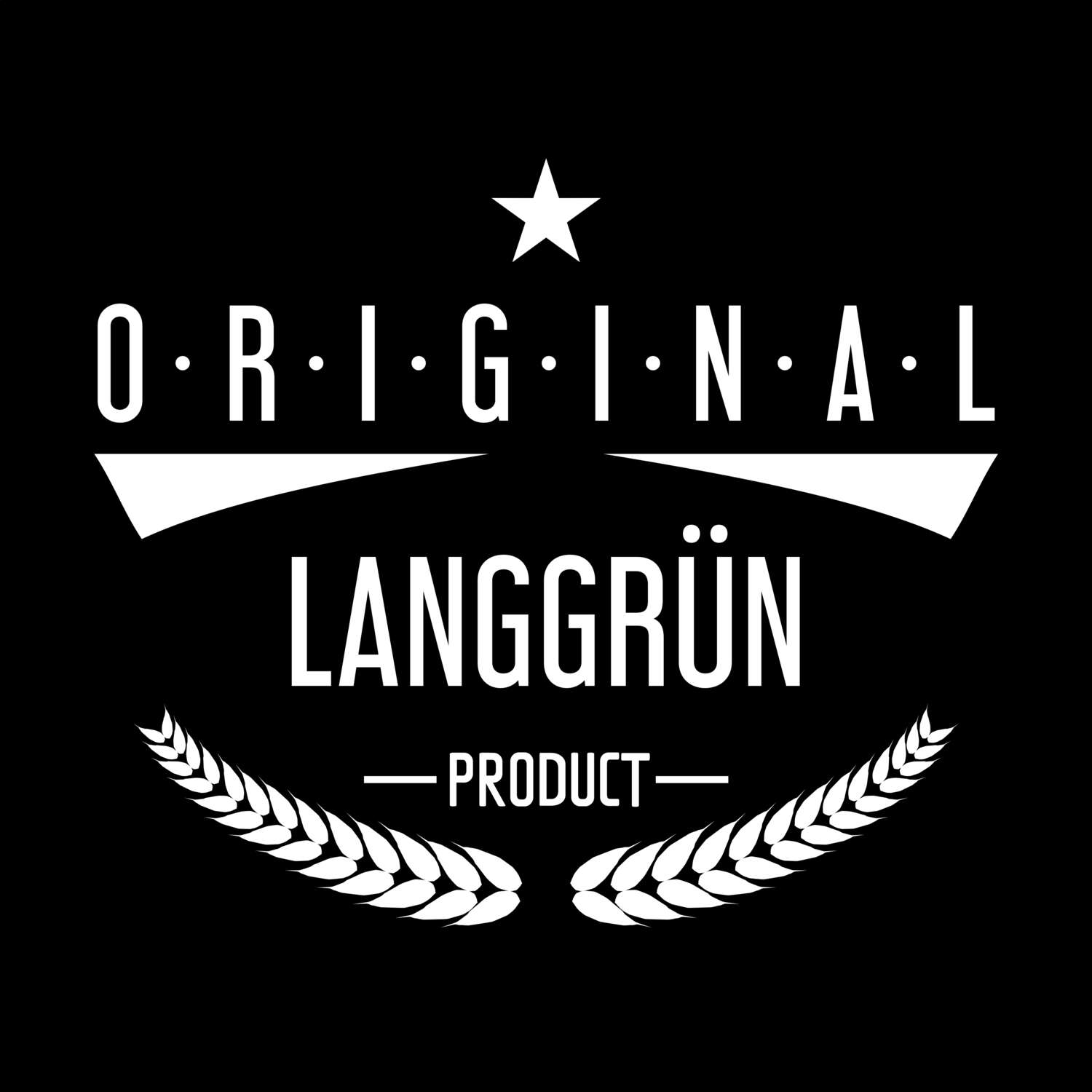 Langgrün T-Shirt »Original Product«