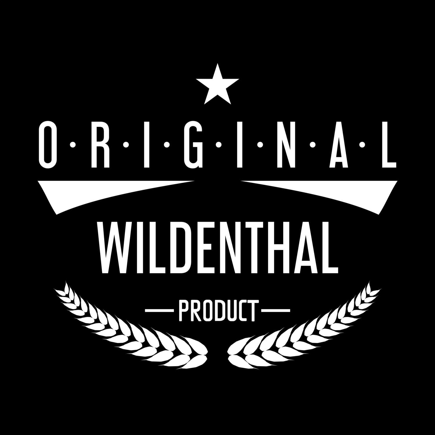 T-Shirt »Original Product« für den Ort »Wildenthal«