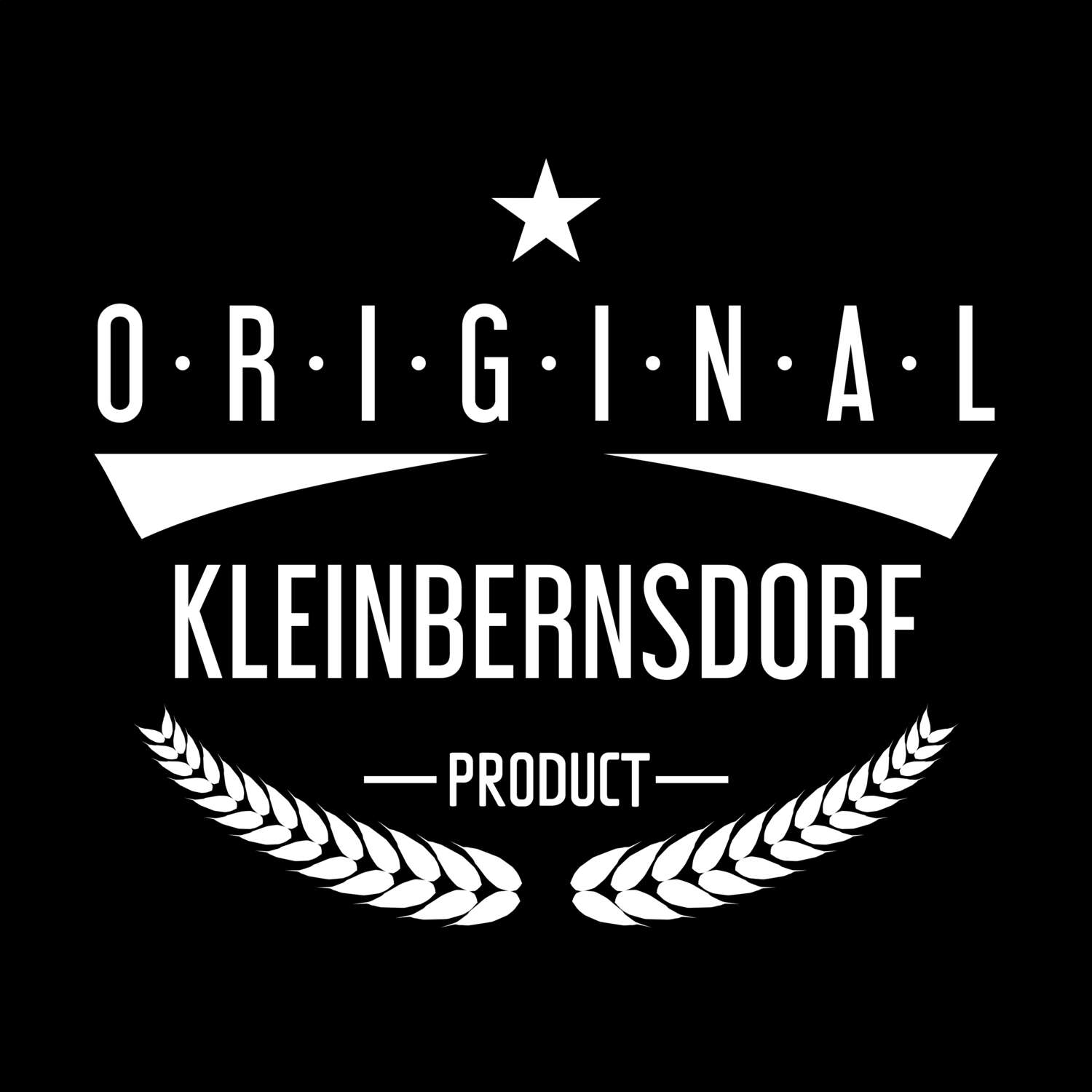 T-Shirt »Original Product« für den Ort »Kleinbernsdorf«