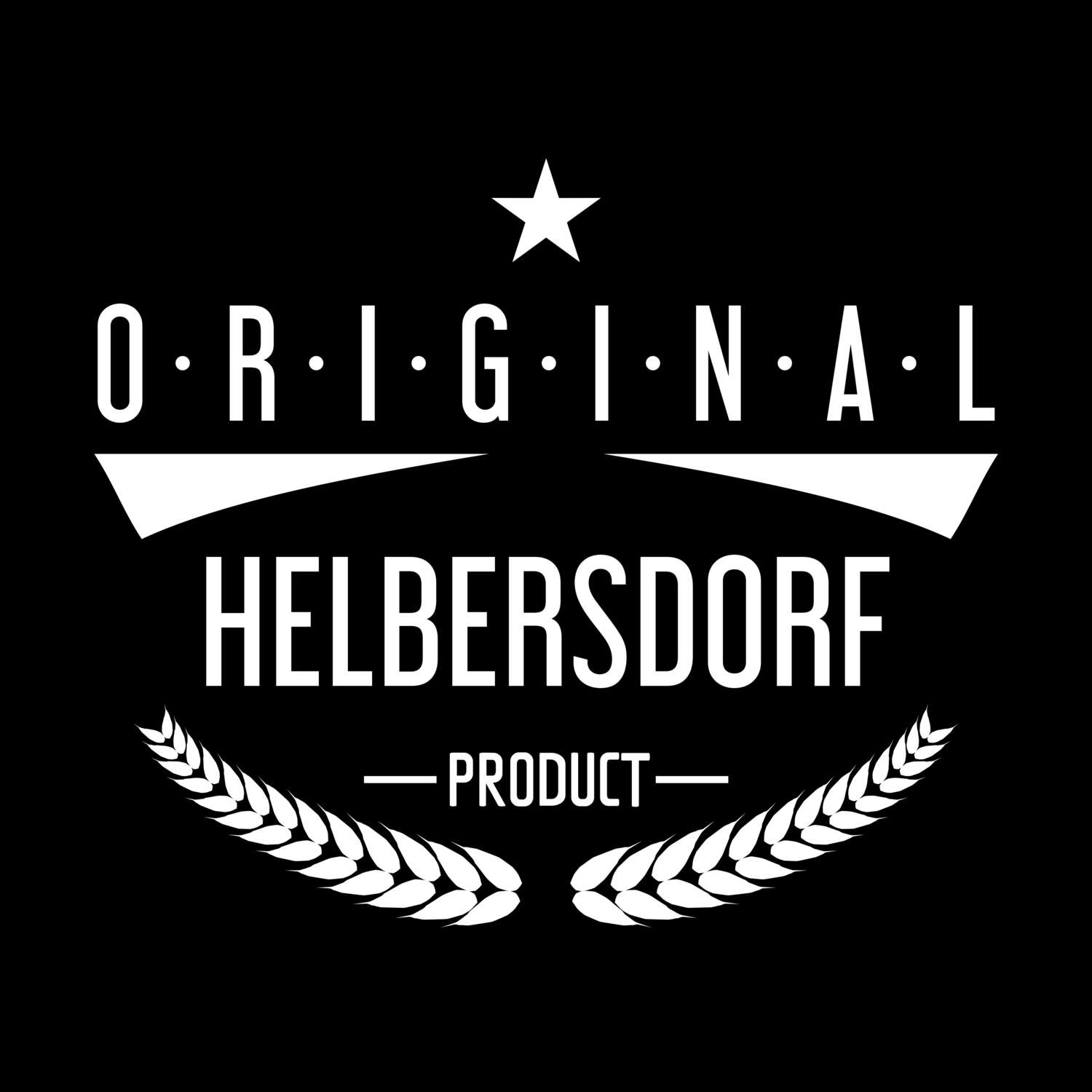 T-Shirt »Original Product« für den Ort »Helbersdorf«