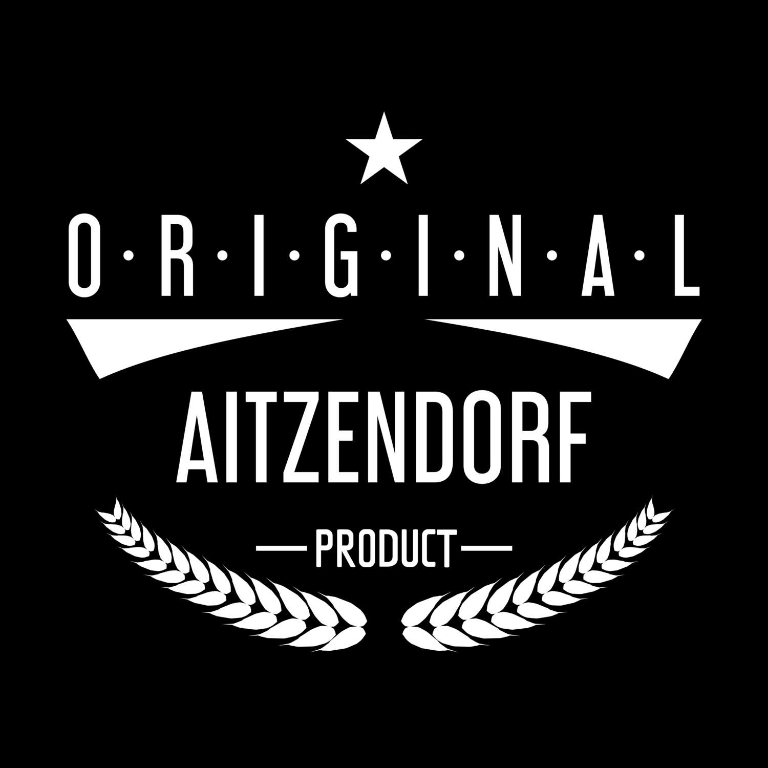 T-Shirt »Original Product« für den Ort »Aitzendorf«