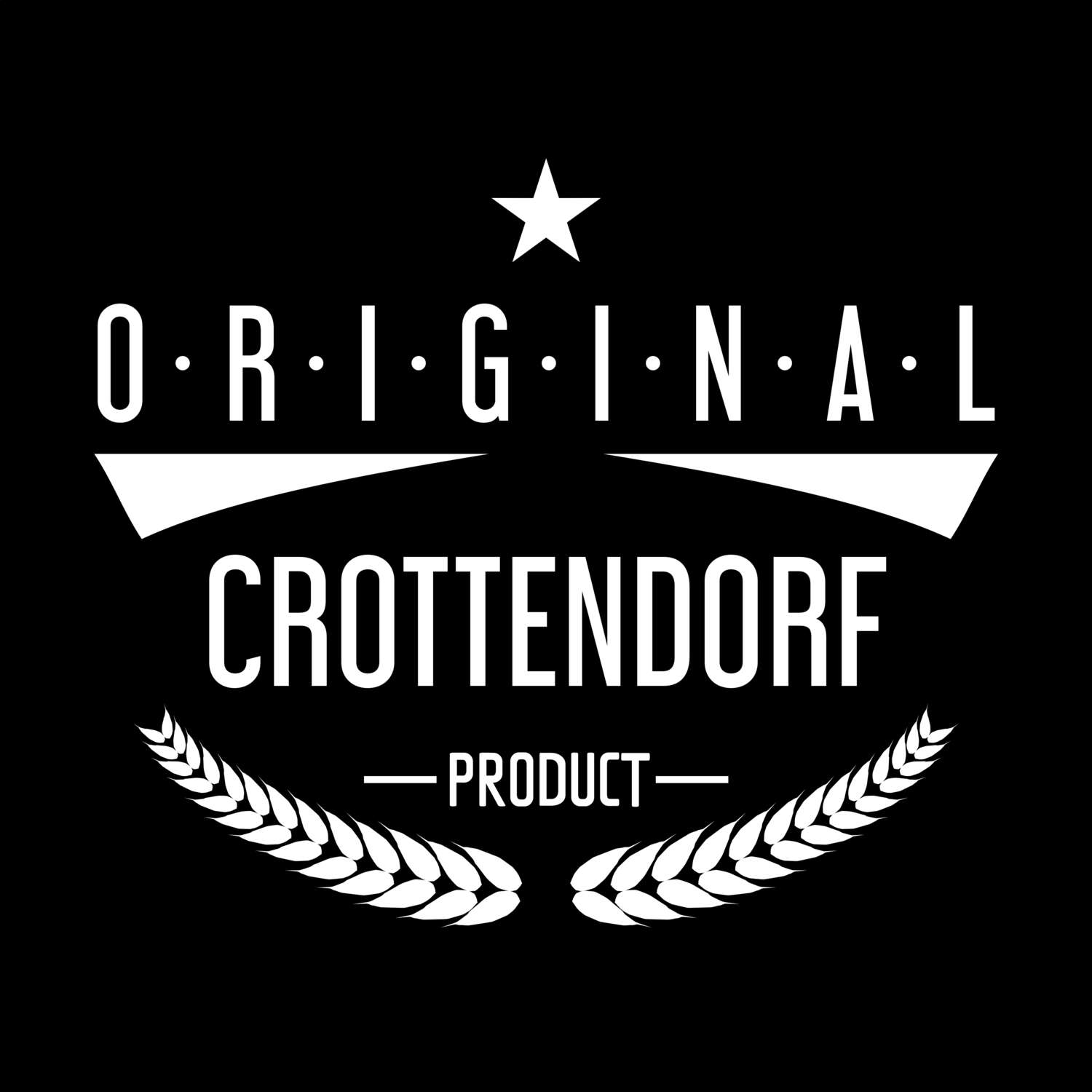 T-Shirt »Original Product« für den Ort »Crottendorf«