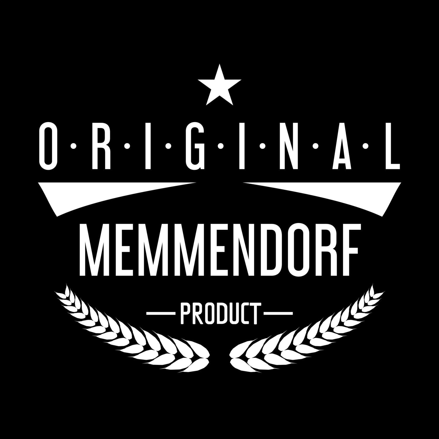 T-Shirt »Original Product« für den Ort »Memmendorf«