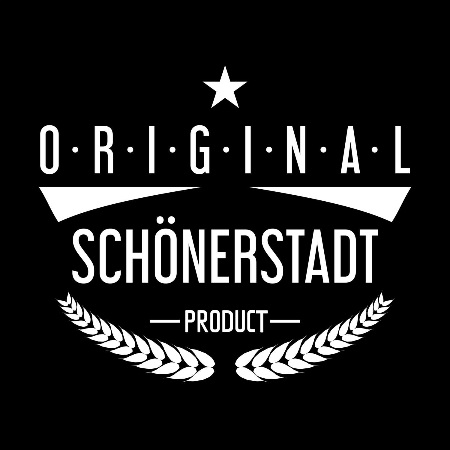 T-Shirt »Original Product« für den Ort »Schönerstadt«