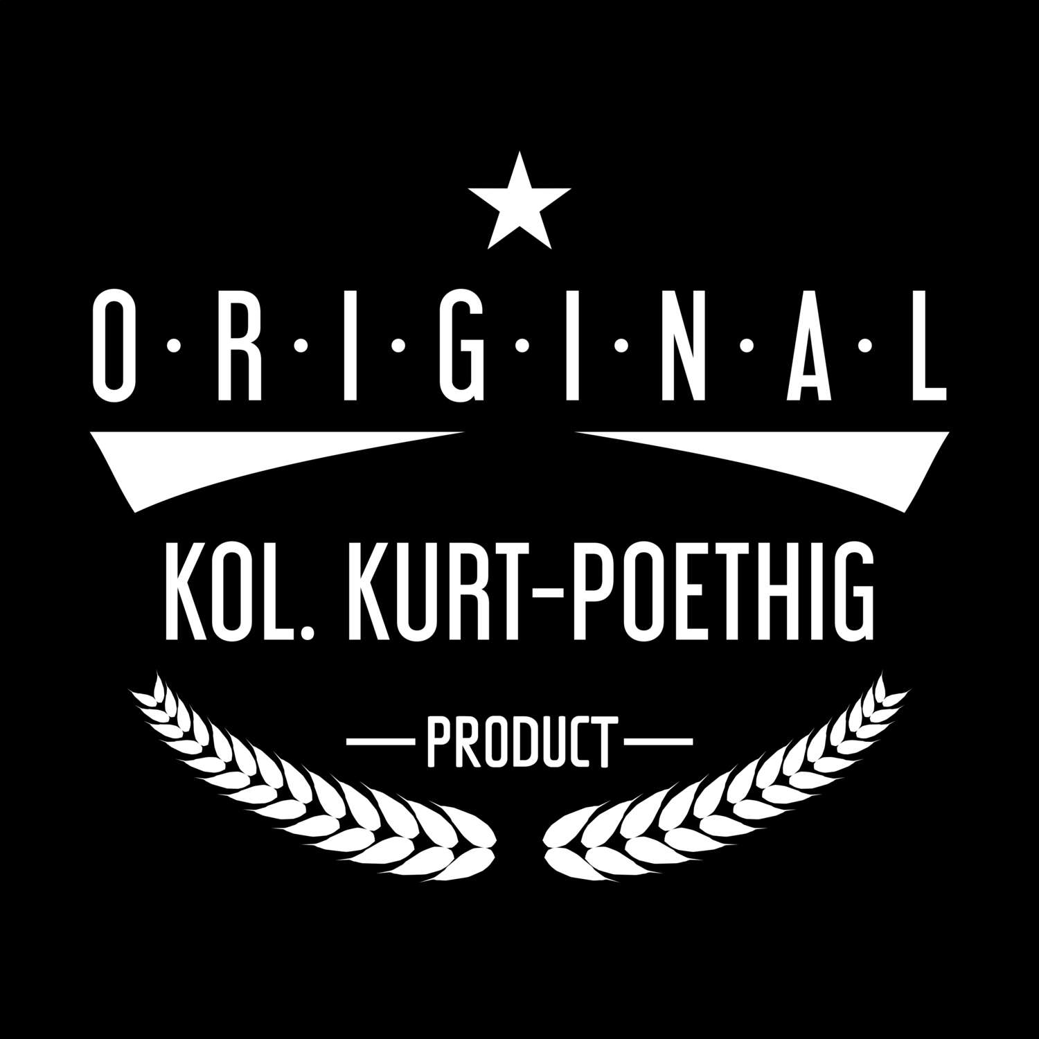 Kol. Kurt-Poethig T-Shirt »Original Product«