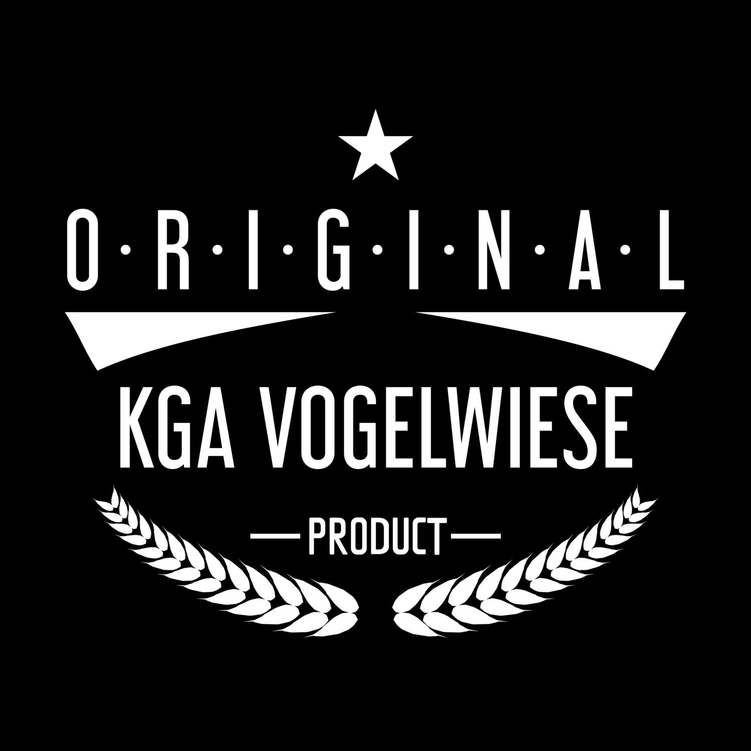 T-Shirt »Original Product« für den Ort »KGA Vogelwiese«