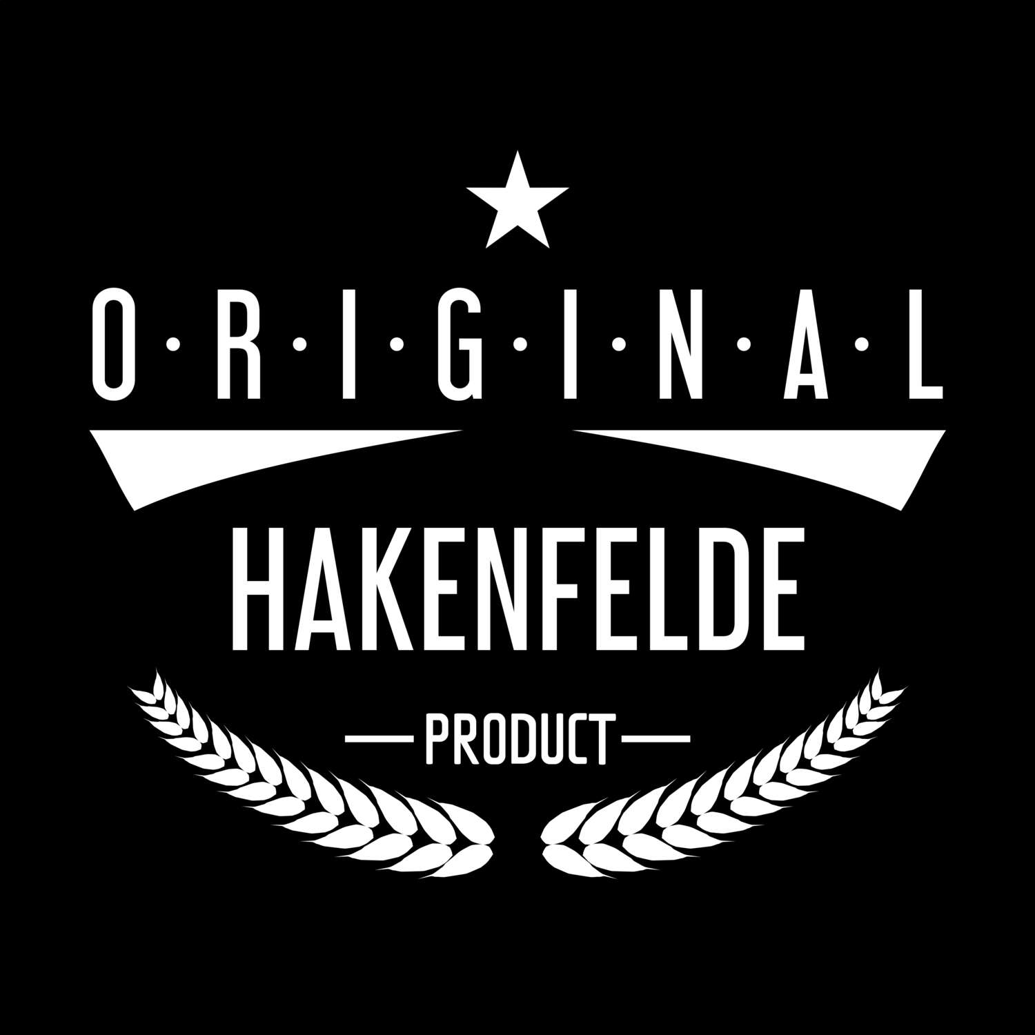 T-Shirt »Original Product« für den Ort »Hakenfelde«