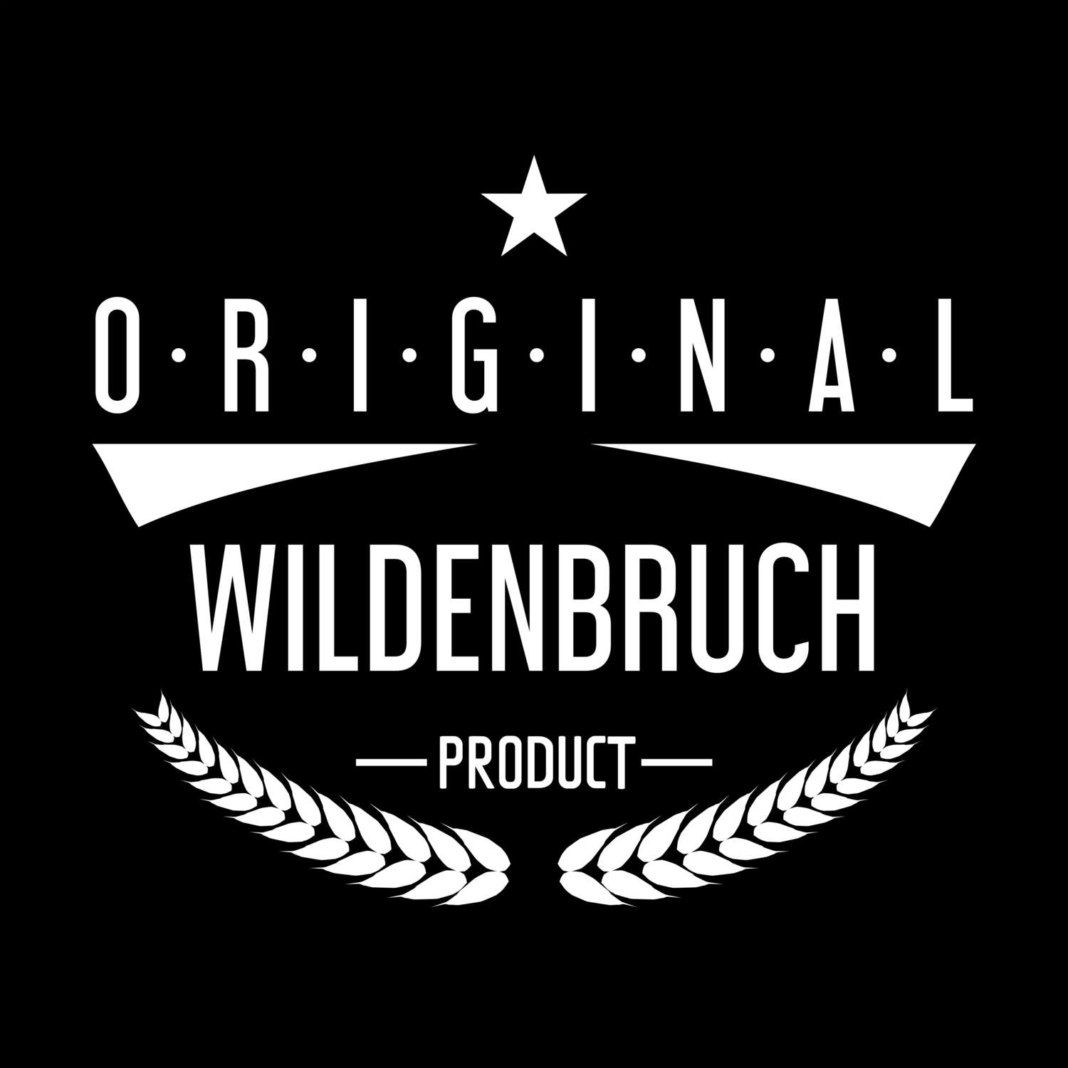 T-Shirt »Original Product« für den Ort »Wildenbruch«