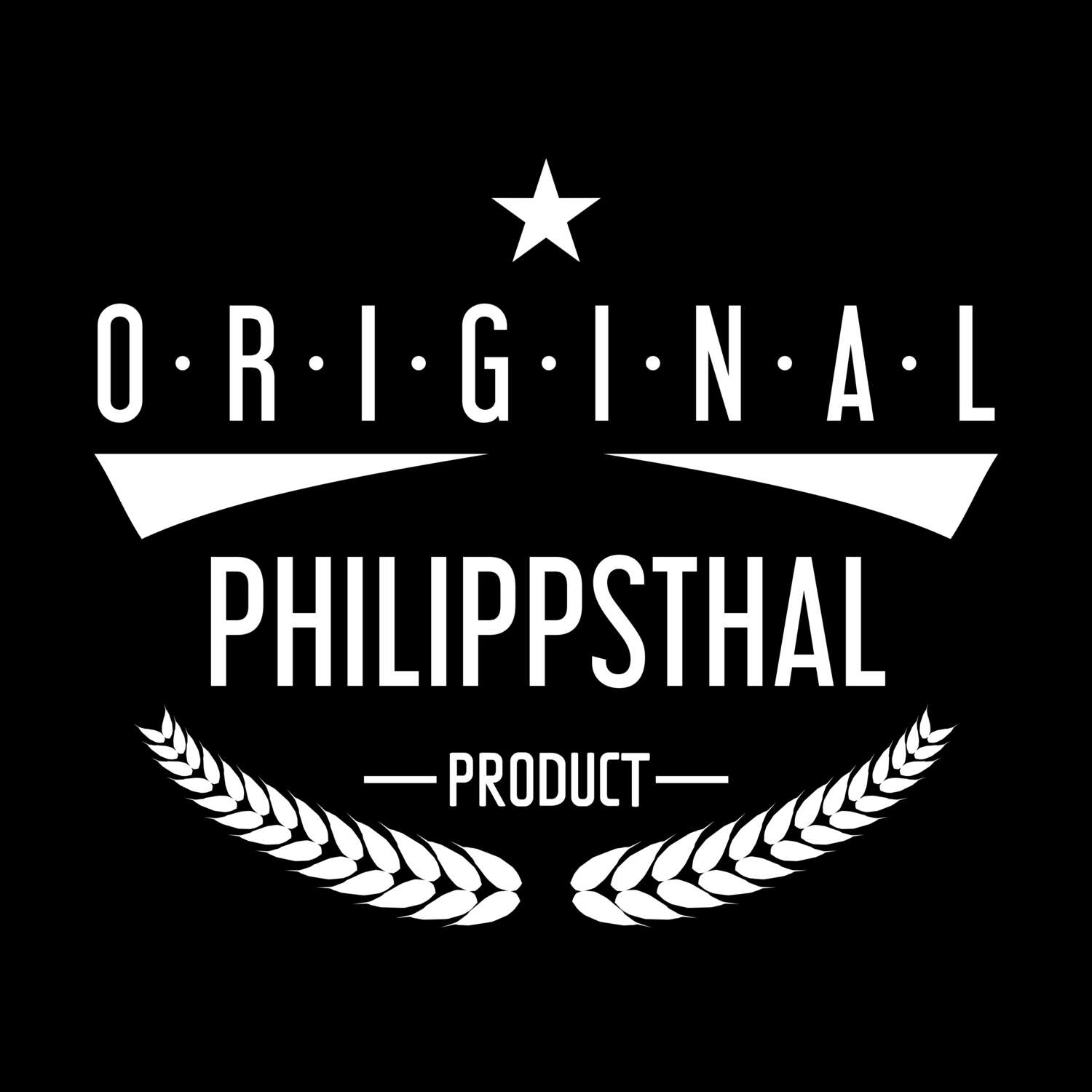 T-Shirt »Original Product« für den Ort »Philippsthal«