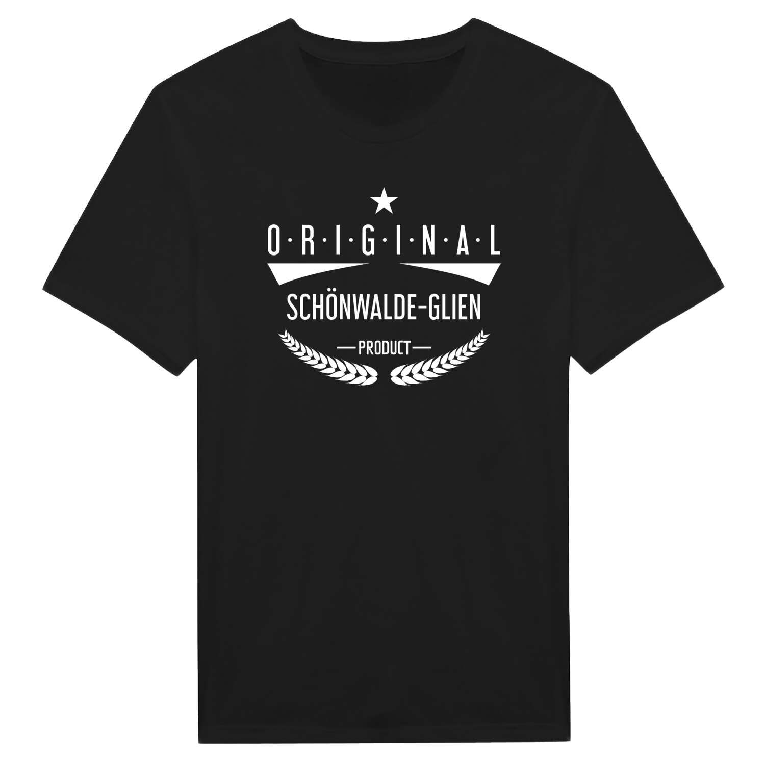 T-Shirt »Original Product« für den Ort »Schönwalde-Glien«